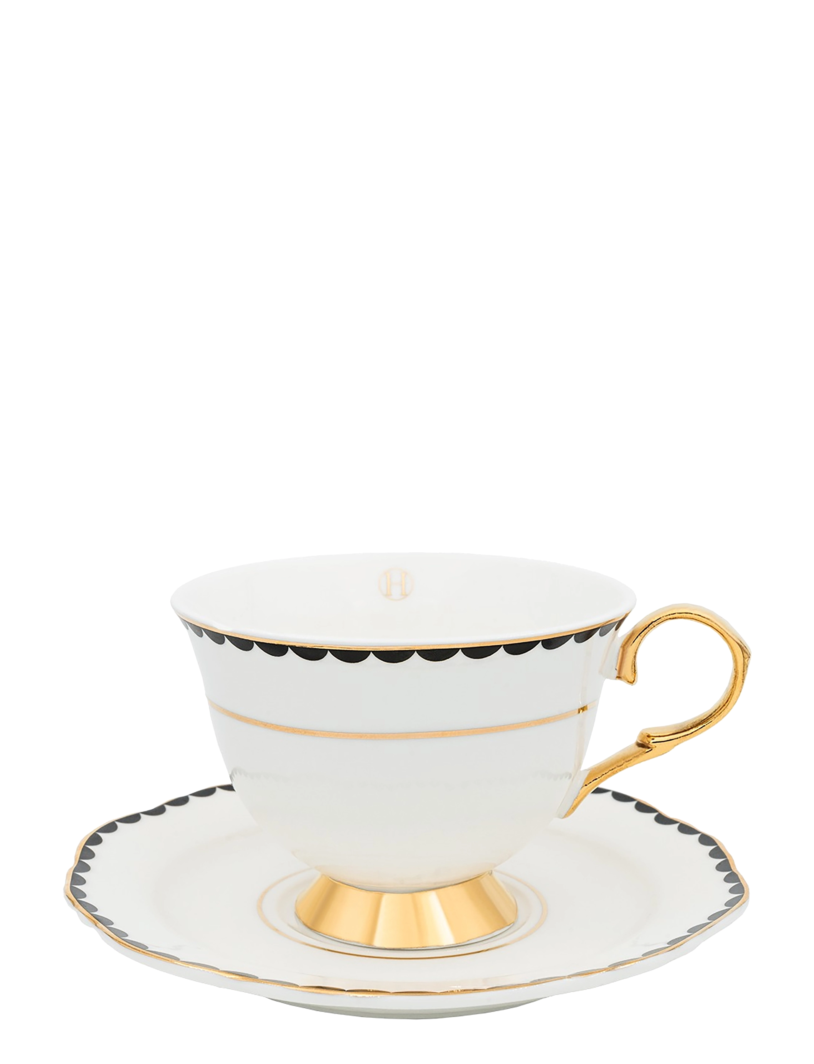 Hilke Collection cup with saucer - Lignano Sabbiadoro - Krus & Kopper - MULTI-COLORED / multi