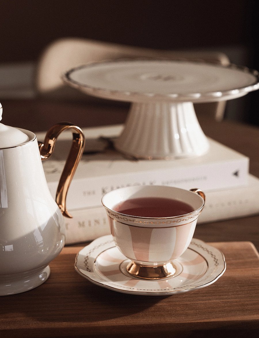 Hilke Collection - Cup with saucer - Strisce Pink - teetassid - mix - 1