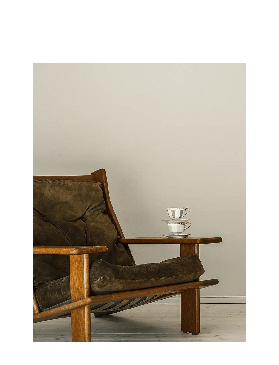 Hilke Collection - Cup with saucer - Strisce Tortora - teetassid - greige - 2