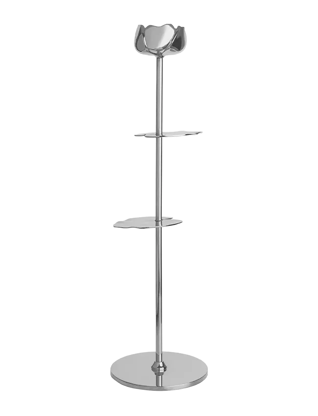 Hilke Collection Candlestand Ninfea - Kodusisustus - SILVER / silver