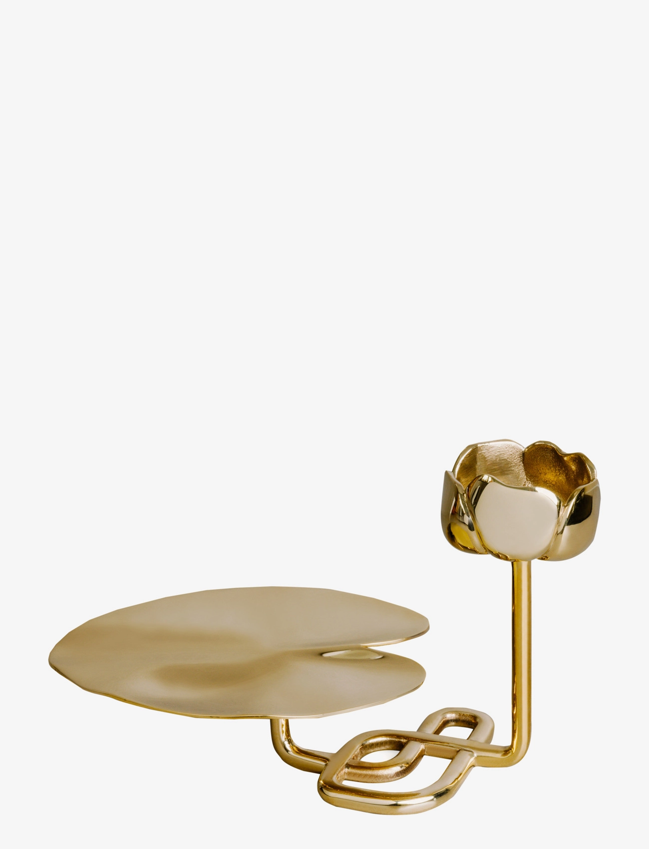 Hilke Collection Candlestand Ninfea No.2 - Confirmation gifts - GOLD / gold