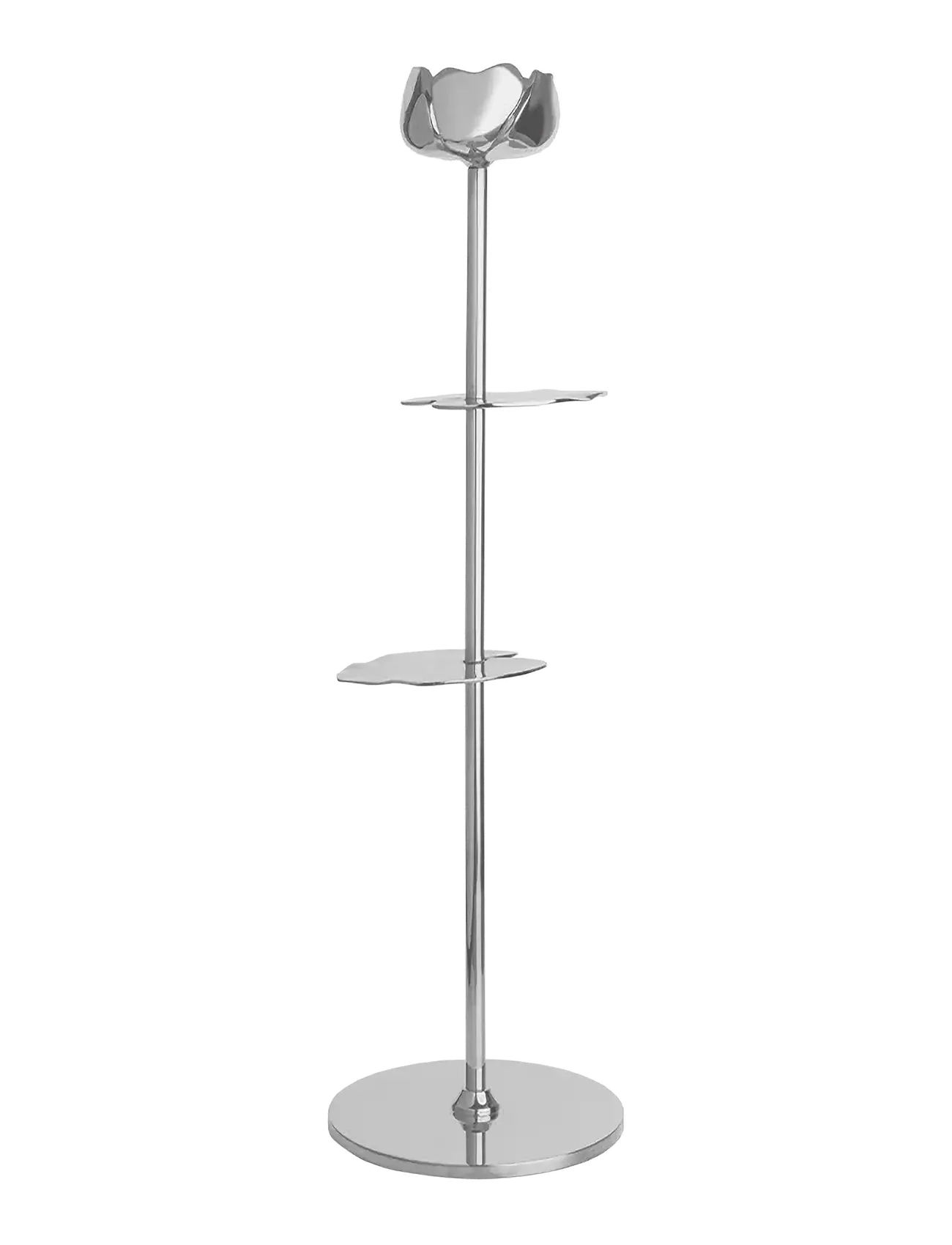 Hilke Collection Candlestand Ninfea - Kodusisustus - SILVER / silver