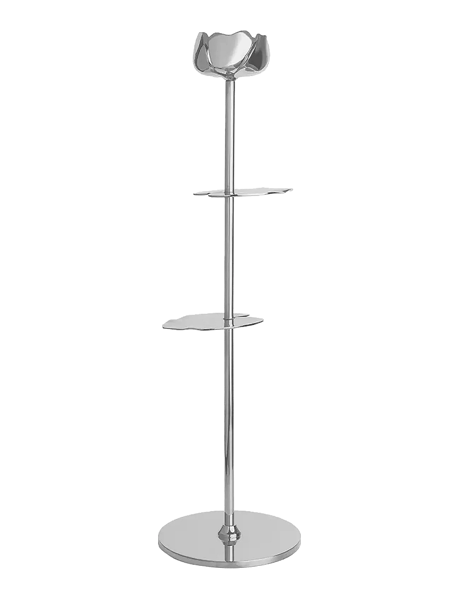 Hilke Collection - Candlestand Ninfea - teeküünlahoidjad - silver - 1