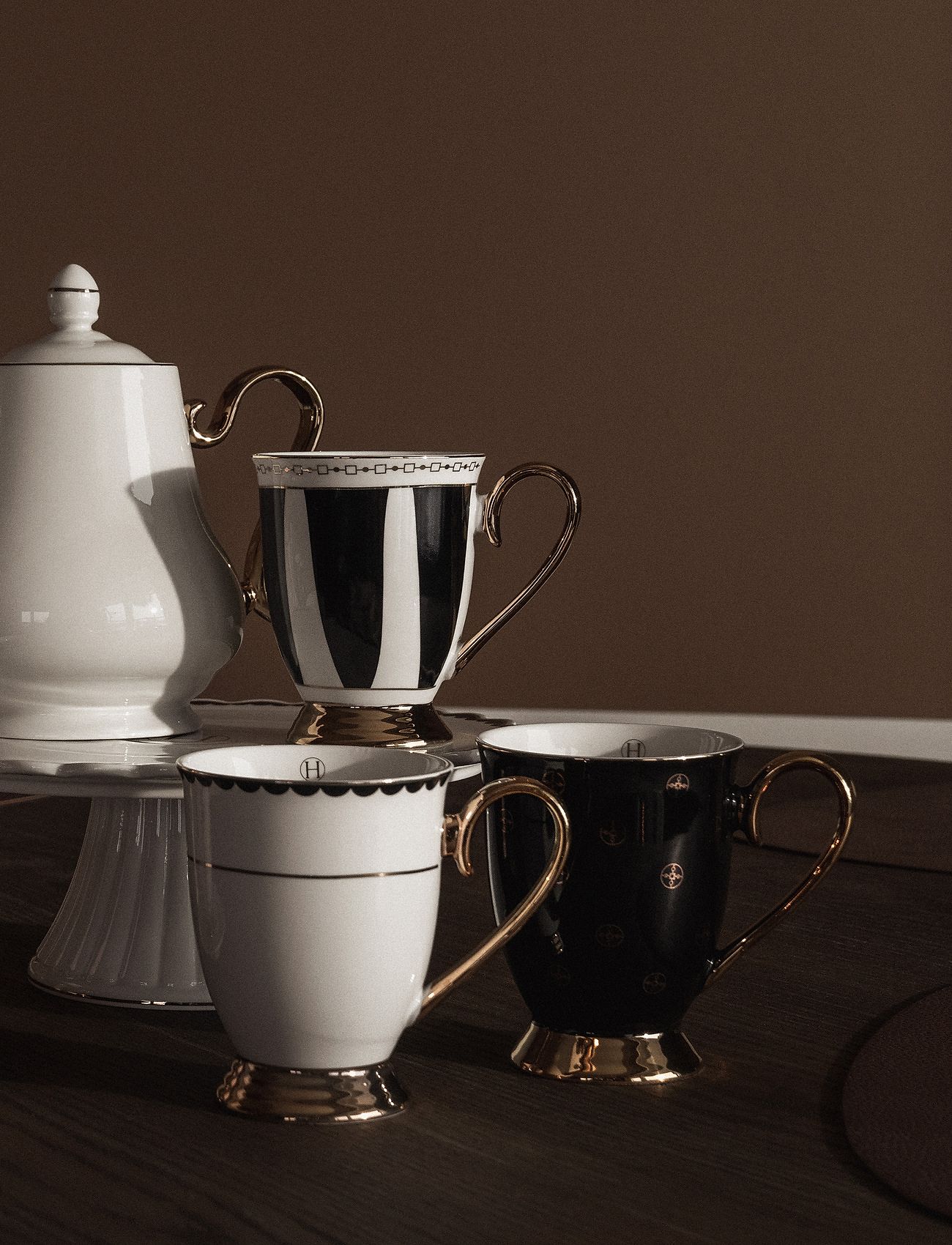 Hilke Collection - Mug - Anima Gemella Nero - kohvitassid - black - 2