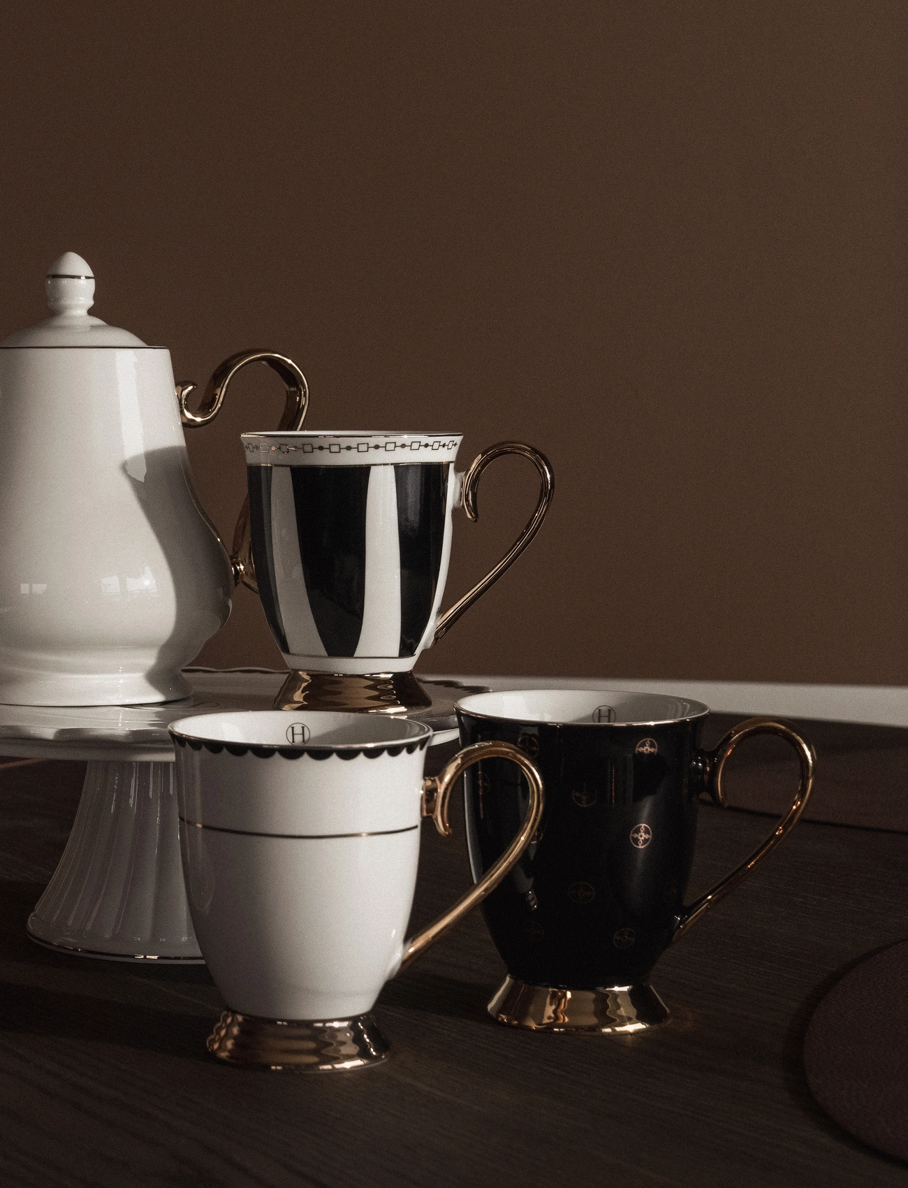 Hilke Collection - Mug - Anima Gemella Nero - coffee cups - black - 2