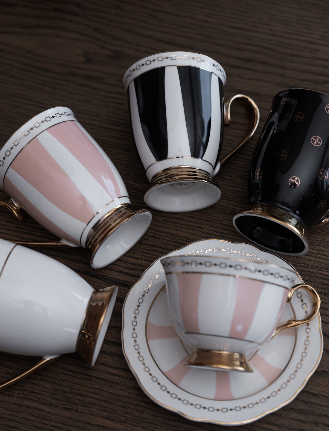 Hilke Collection - Mug- Strisce Nero - tebollar - mix - 1