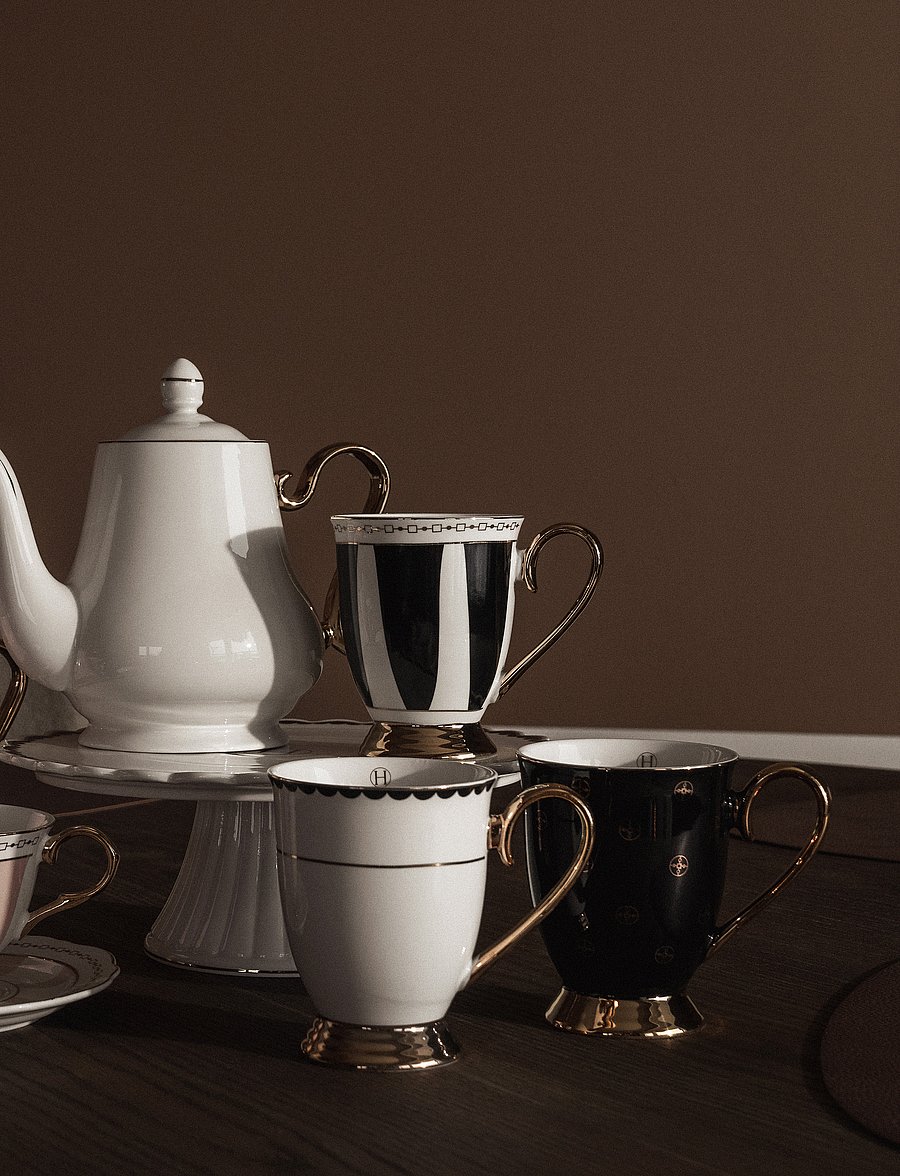 Hilke Collection - Mug- Strisce Nero - teetassen - mix - 2