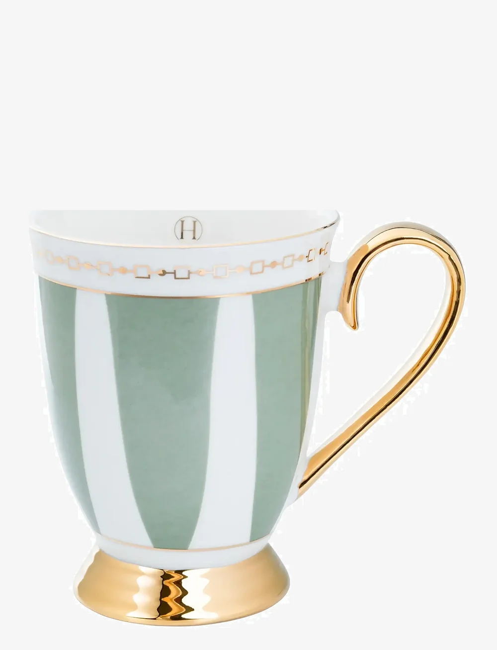 Hilke Collection - Mug- Strisce Salvia - kaffetassen - eucalyptus - 0