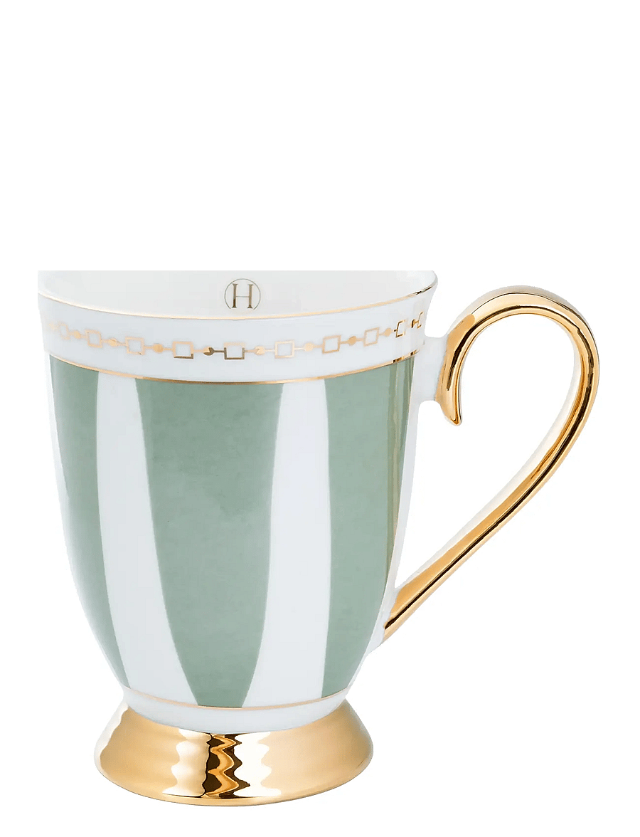 Hilke Collection - Mug- Strisce Salvia - kohvitassid - eucalyptus - 0