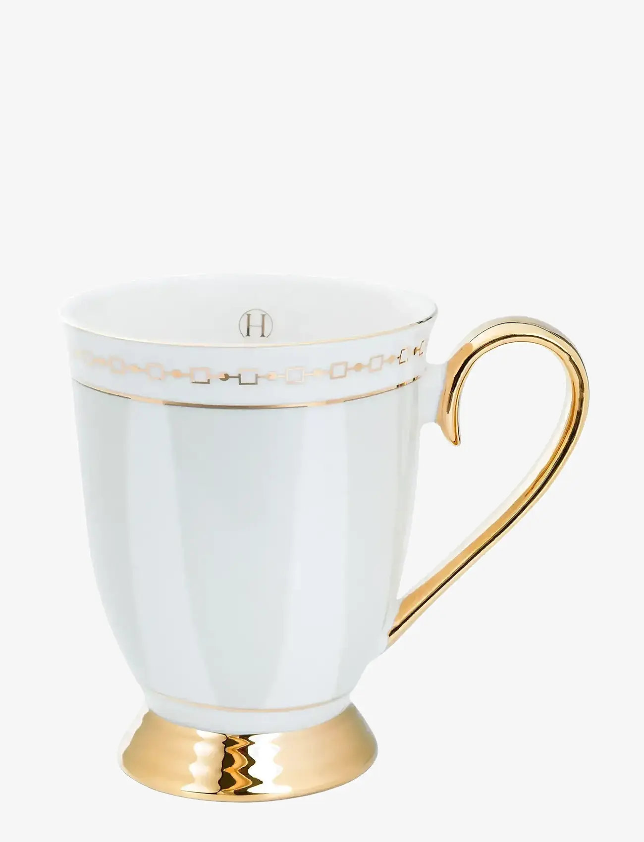 Hilke Collection - Mug- Strisce Tortora - coffee cups - greige - 0