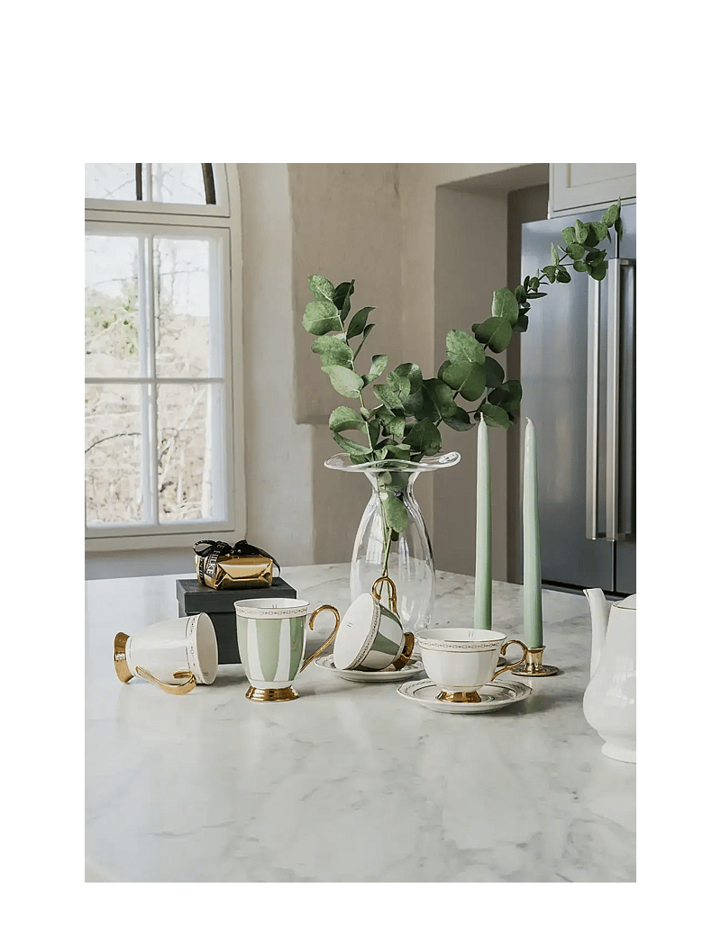 Hilke Collection - Mug- Strisce Tortora - kubki do kawy - greige - 2