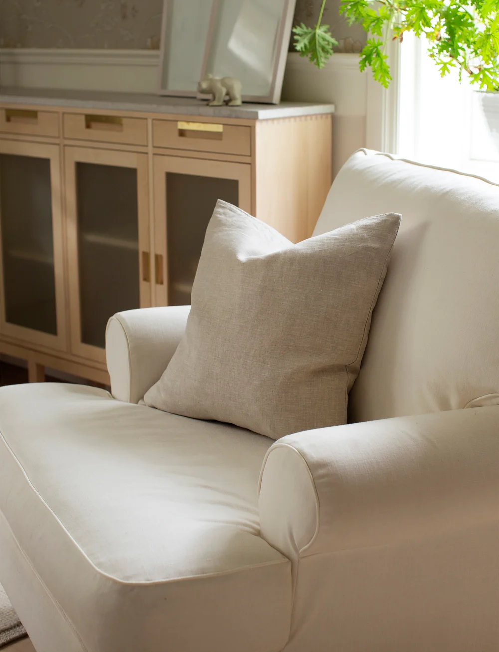 Himla - Sunshine Cushion Cover - coussins covers - oatmeal - 3