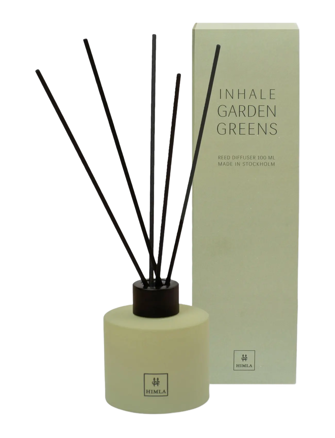 Himla Inhale Reed Diffuser - Duftstäbchen - GARDEN GREENS / clear