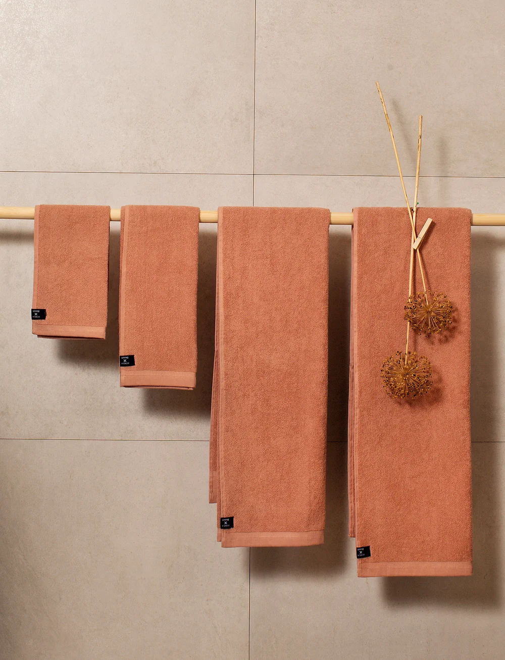 Himla - Lina Guest Towel - gästhanddukar - sea shell - 1