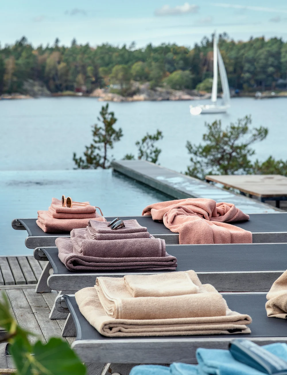 Himla - Lina Guest Towel - gästhanddukar - sea shell - 2