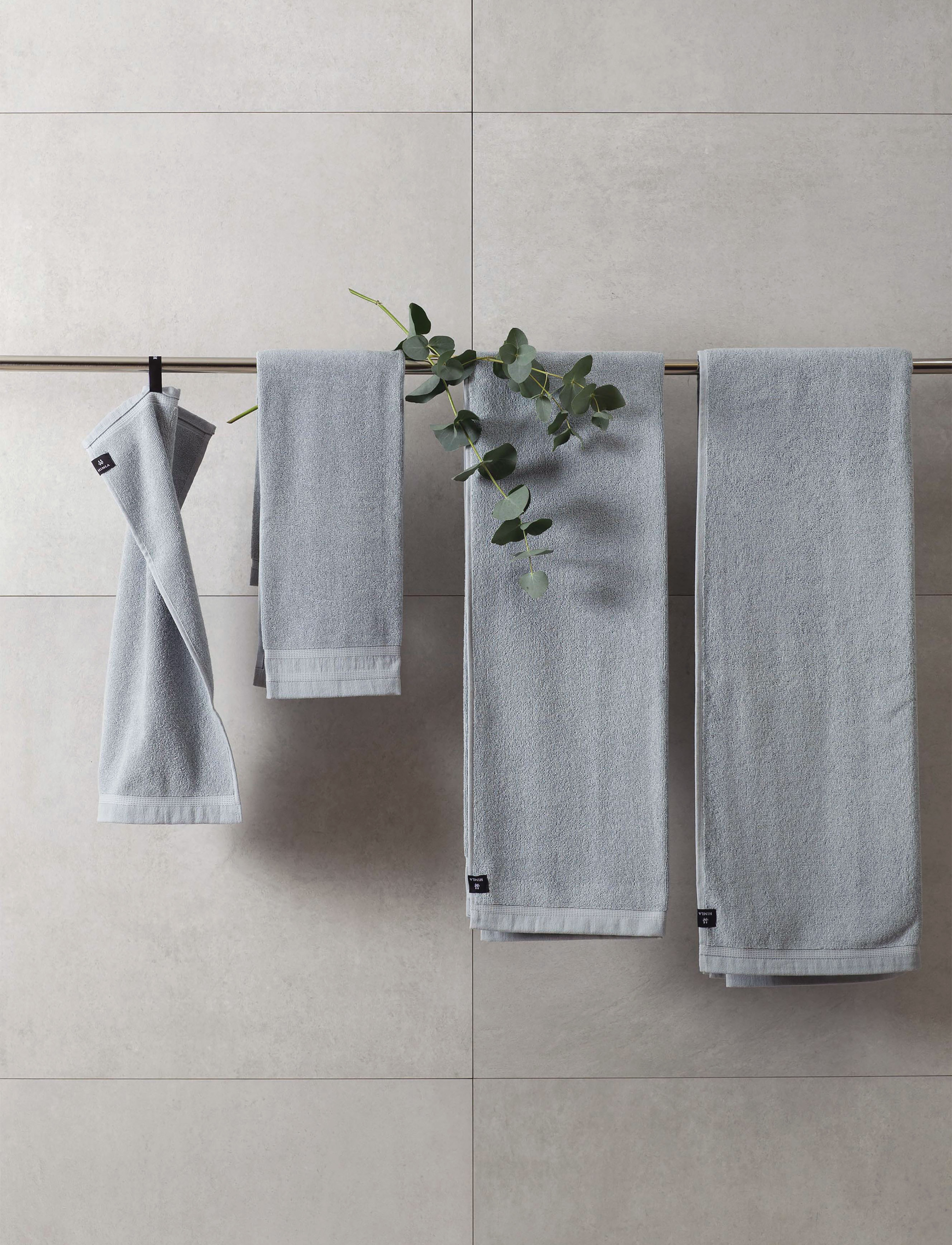 Himla Lina Håndklæde, 100X150 cm, Bathroom Textiles, Blau - Towels, Homeware