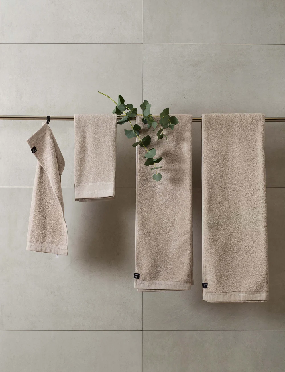 Himla - Lina Handduk - badlakan - mother of pearl - 1