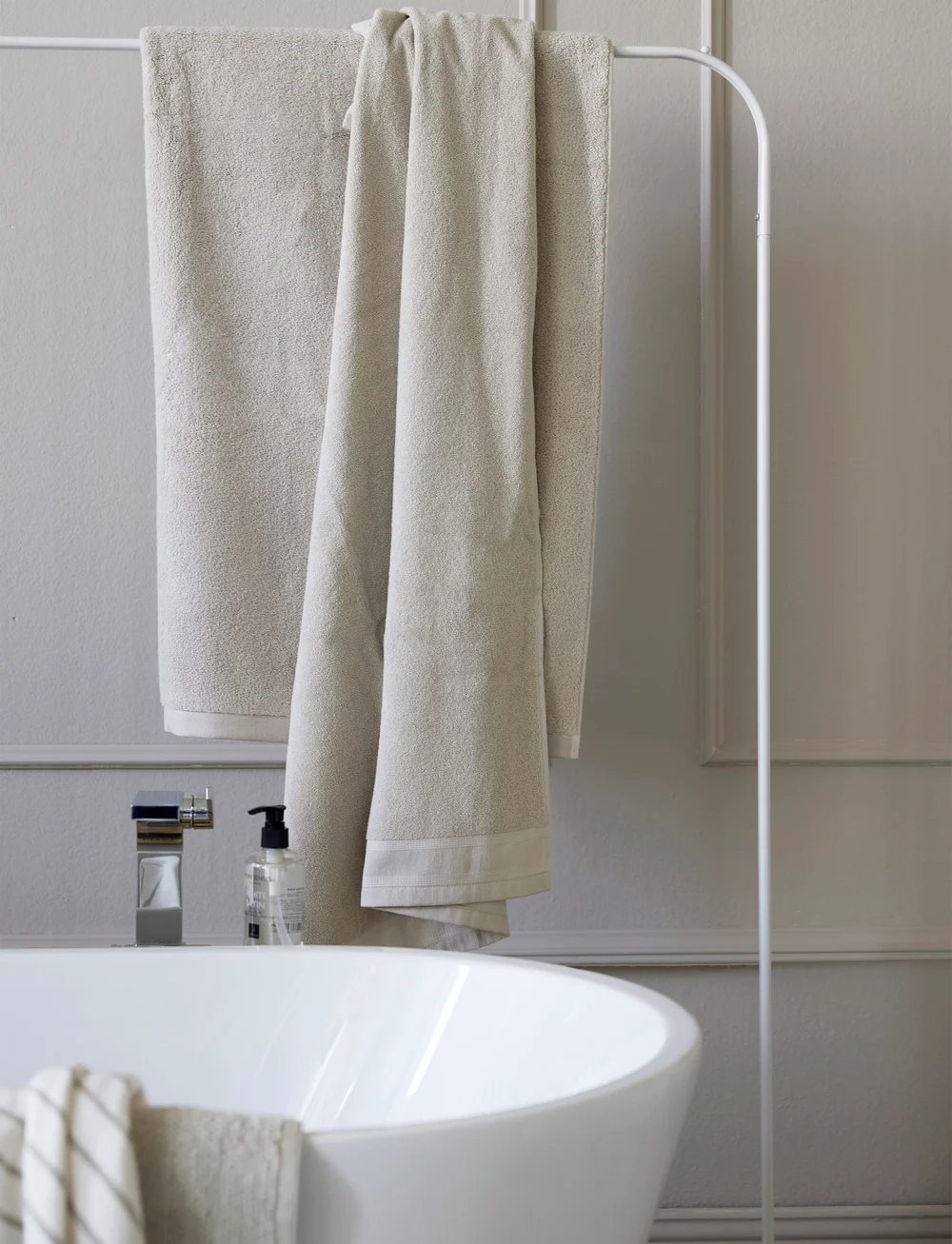 Himla - Lina Handduk - badlakan - mother of pearl - 2