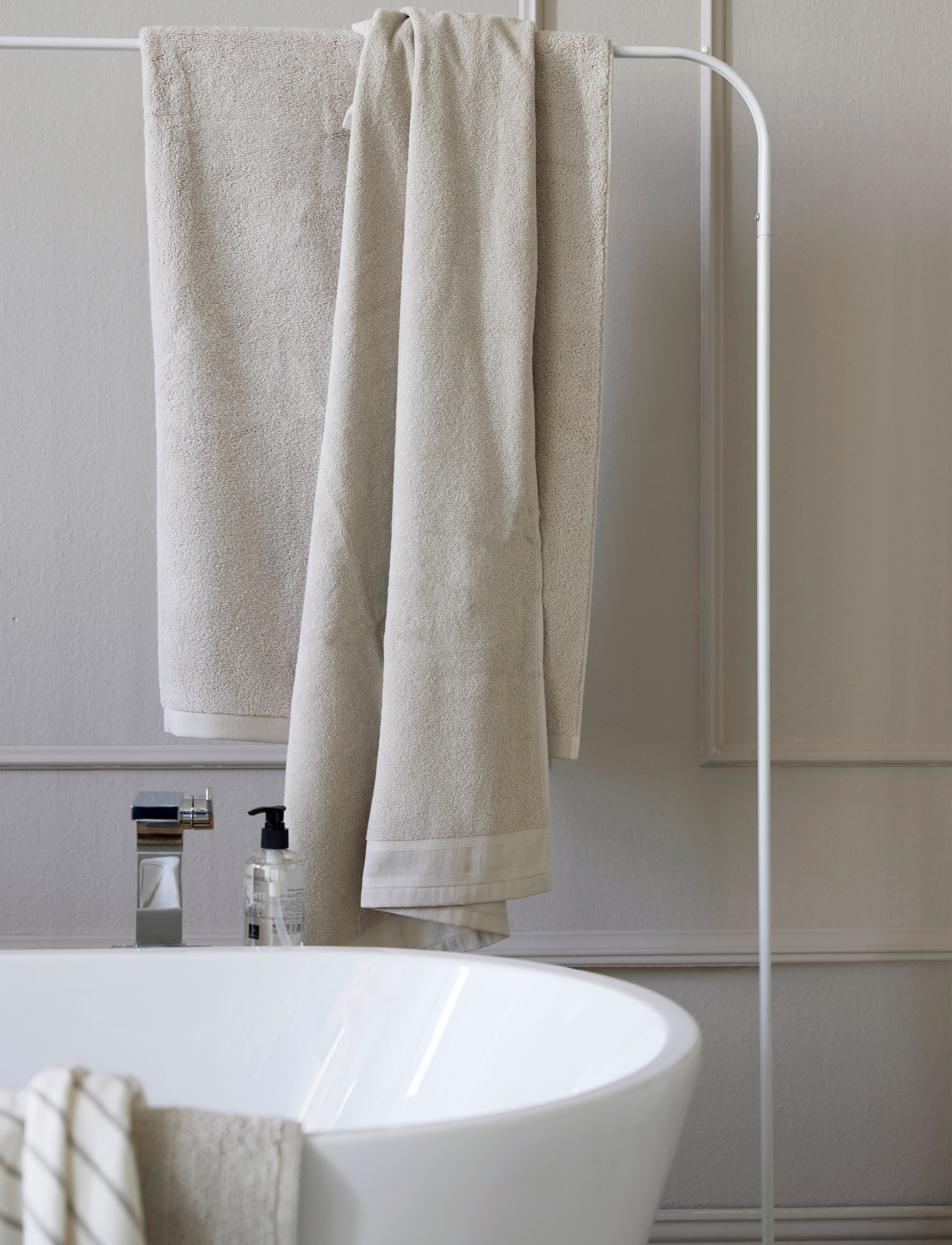 Himla - Lina Towel - badehåndklæder - mother of pearl - 2
