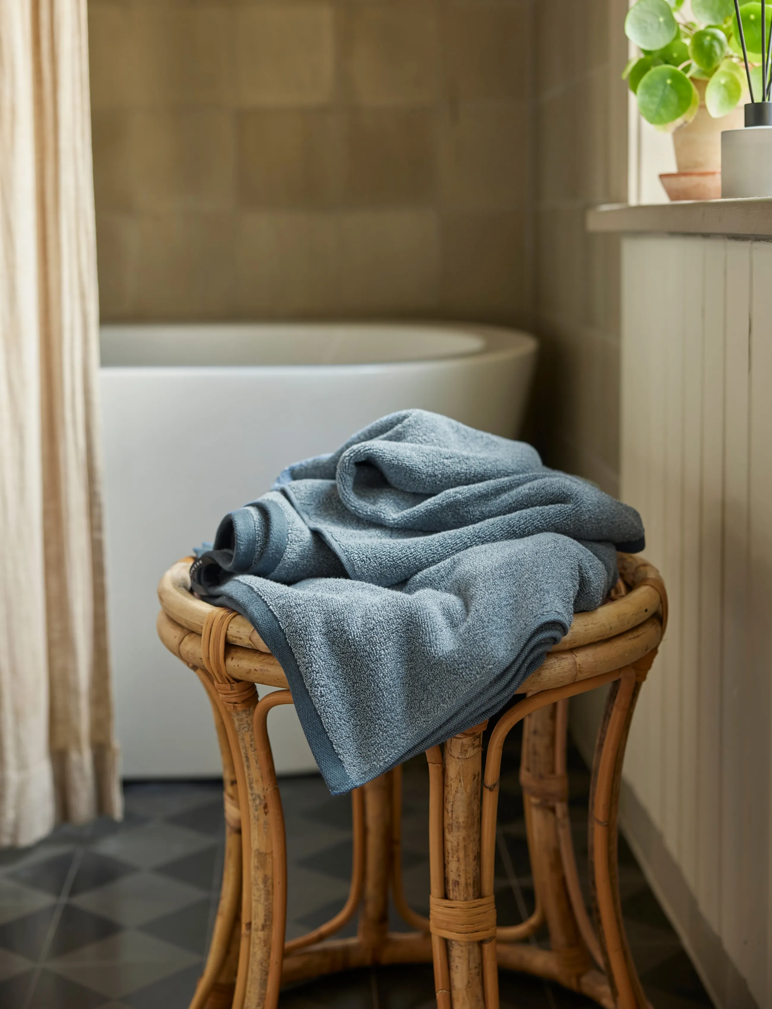 Himla Maurice Towel, 70X140 cm, Towels & Bath Towels, Blau - Frauen