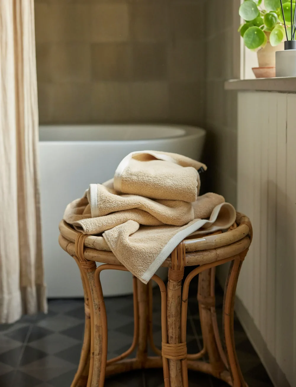 Himla - Maurice Towel - bath towels - wheat - 2