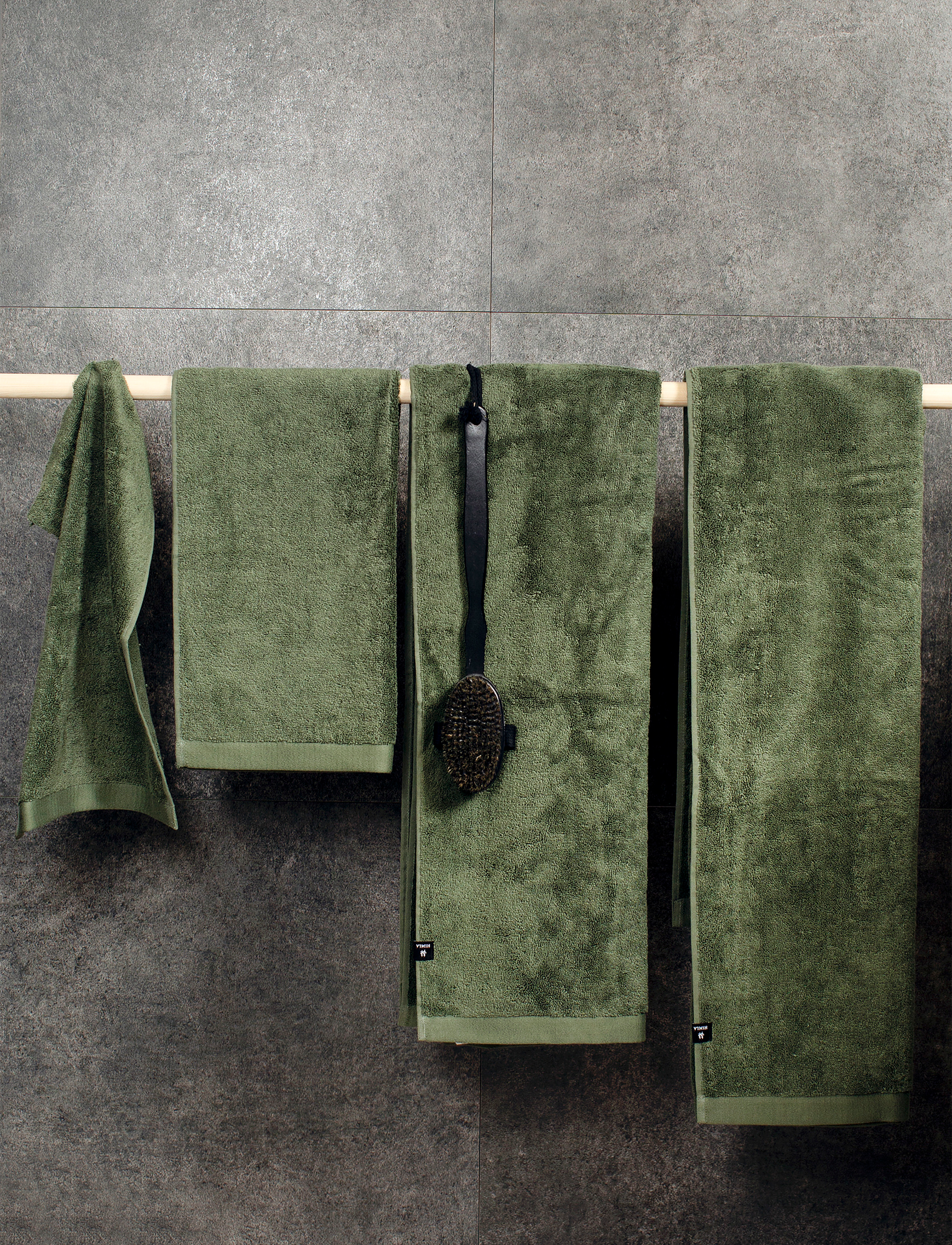 Himla Maxime-Håndklæde, 100X150, Green, Tekstiler Til Badeværelset > Håndklæder, Unisex
