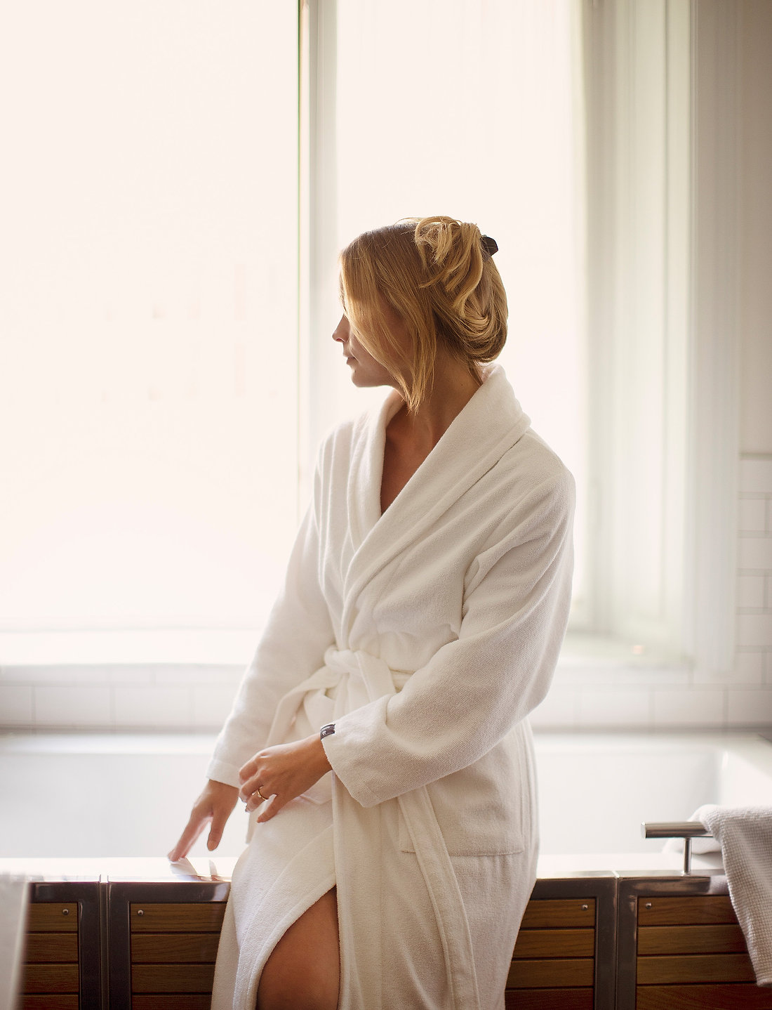 Himla - Lina Bathrobe - everyday style - white - 2