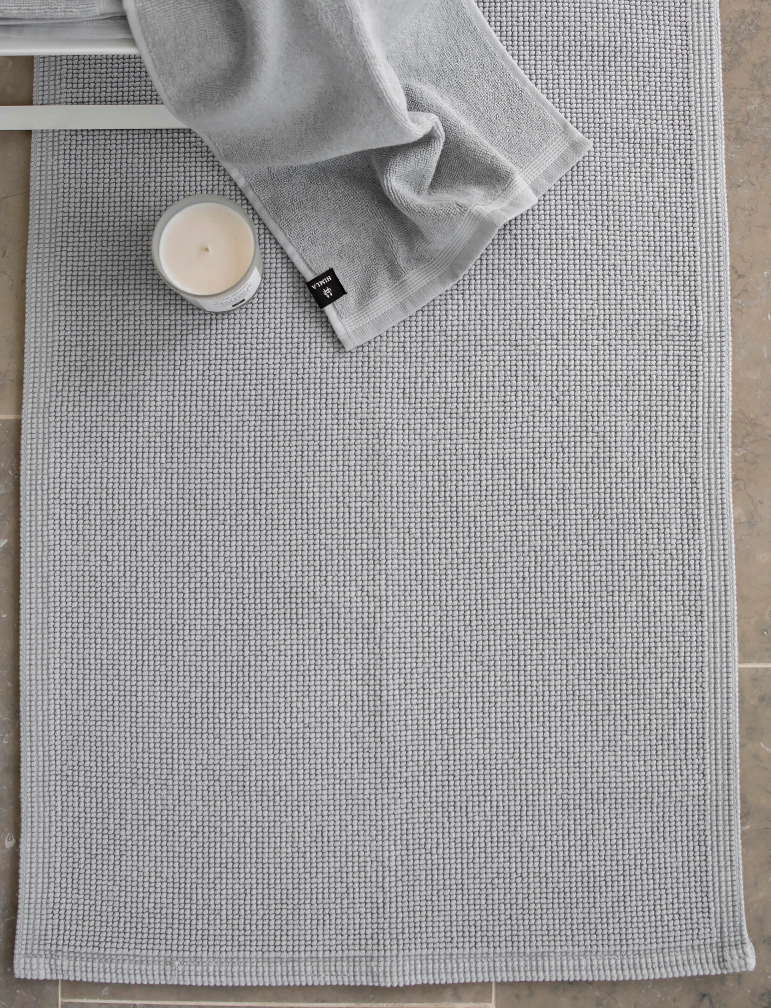 Himla Love Badeværelsesmåtte, 70X110, Grey, Tæpper > Badetæpper, Unisex