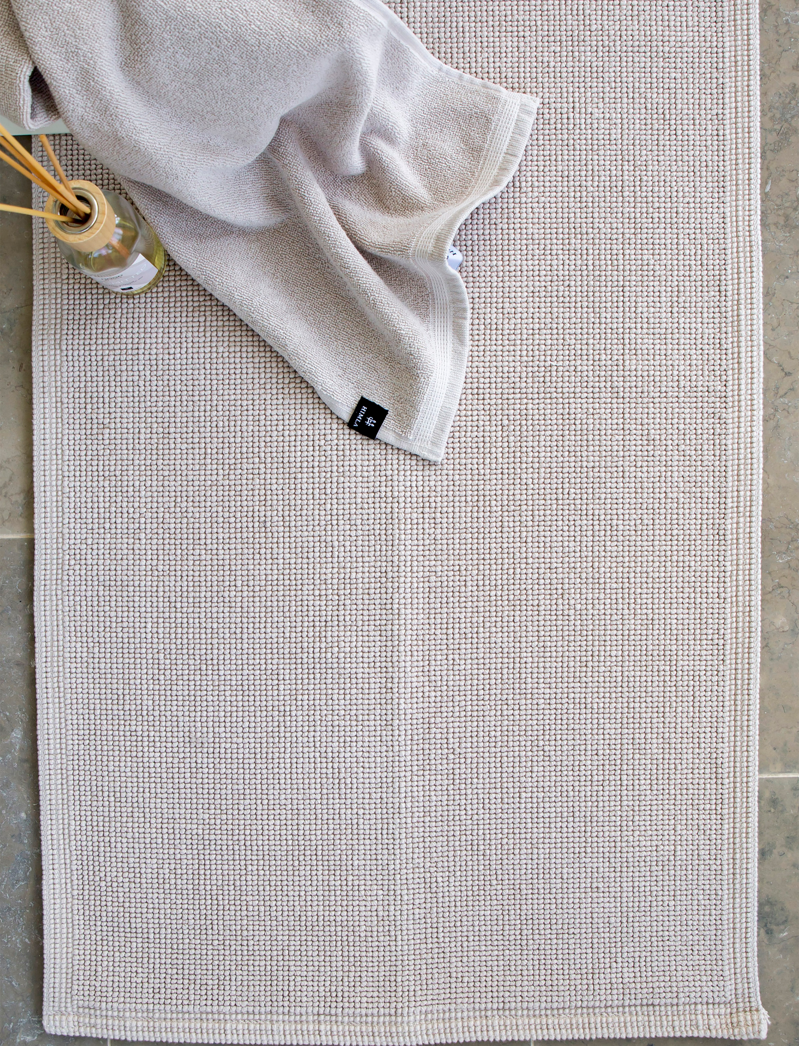 Himla Love Badeværelsesmåtte, 70X110 cm, Rugs & Carpets, Creme - Bath Rugs, Homeware