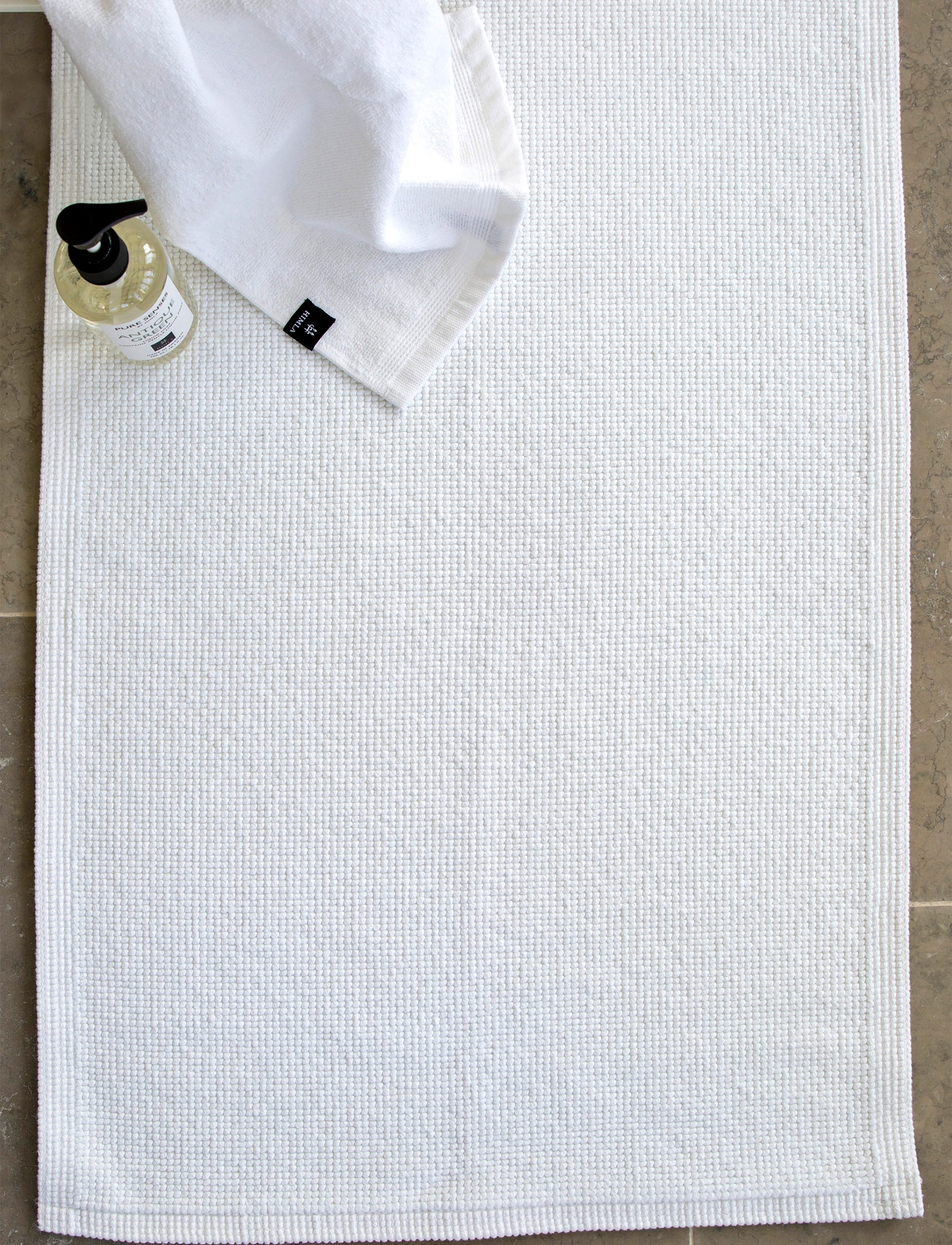 Himla Love Badeværelsesmåtte, 50X80 cm, Rugs & Carpets, Weiß - Bath Rugs, Homeware