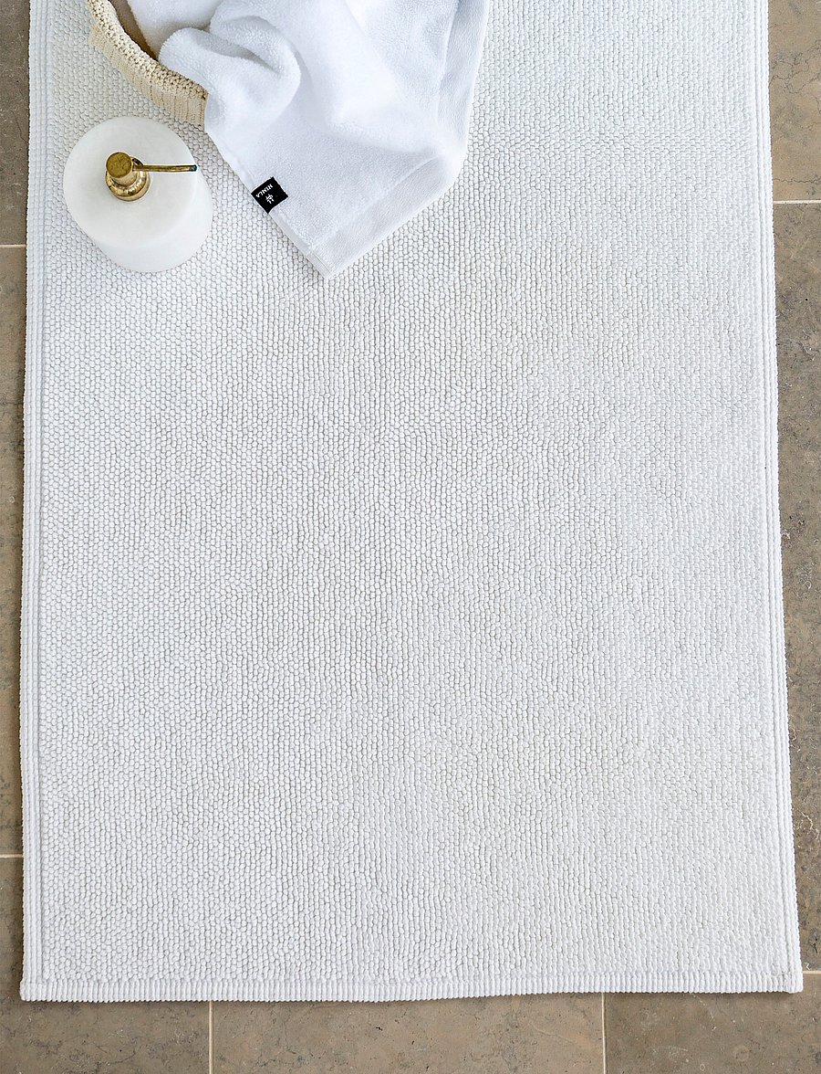 Himla - Max Bath Mat - teppiche - white - 0