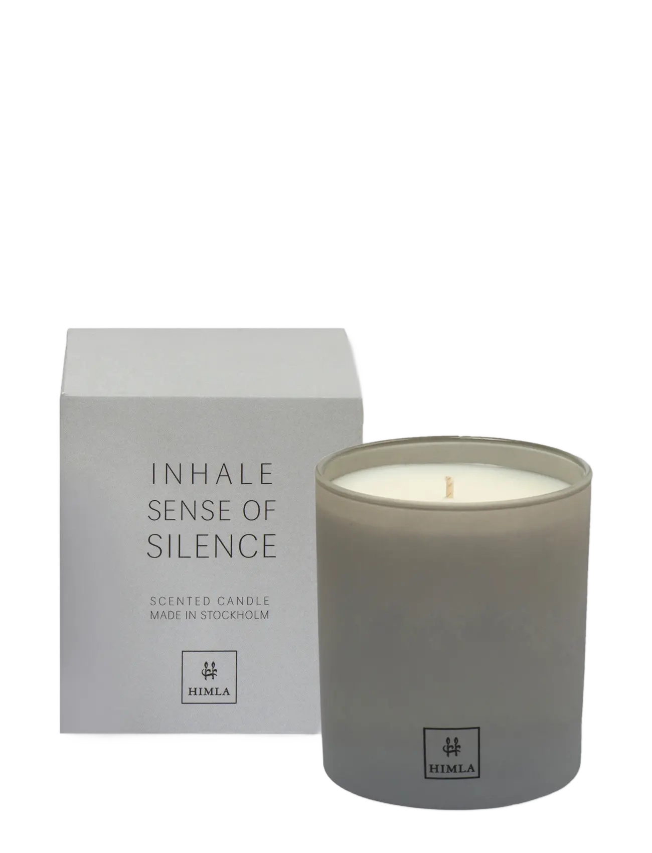 Himla Inhale Duftlys, Scented Candles, Grå, Str: 230
