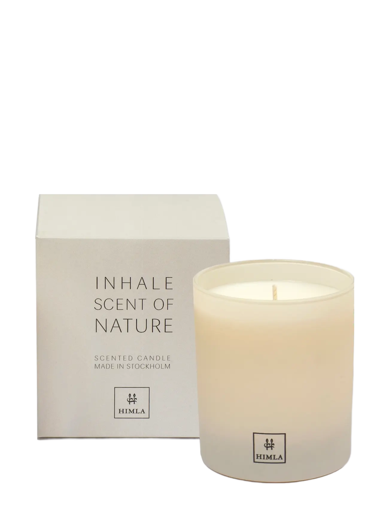 Himla Inhale Duftlys, Scented Candles, Beige, Str: 230