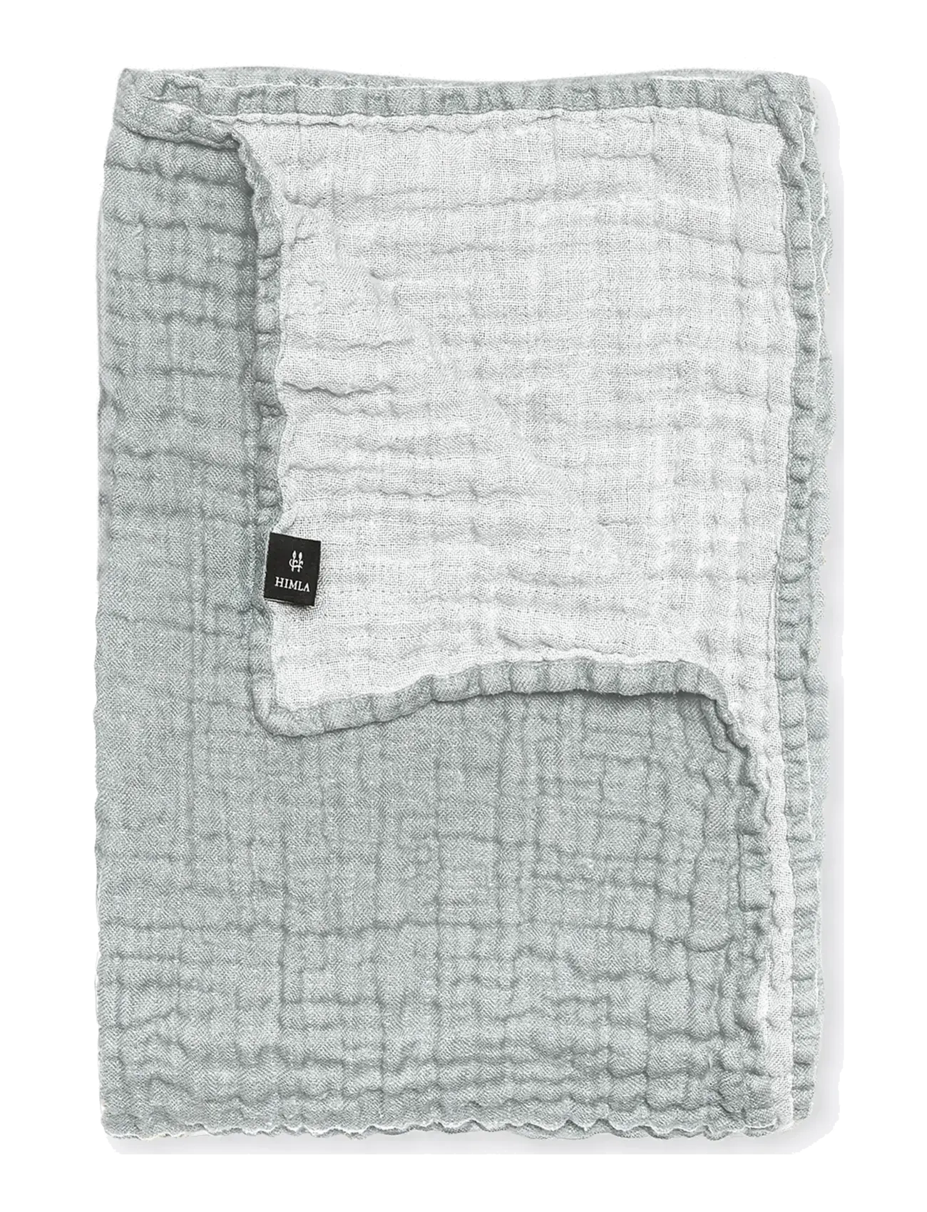 Himla Hannelin Överkast - Textilier - CLOUDY SKY / grey