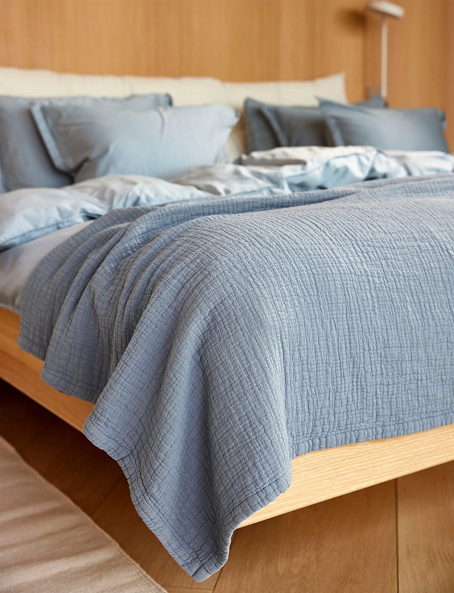 Himla - Denise Bedspread - voodikatted - sky - 1