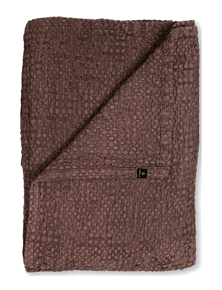 Himla - Dani Bedspread - tagesdecken - prune - 1