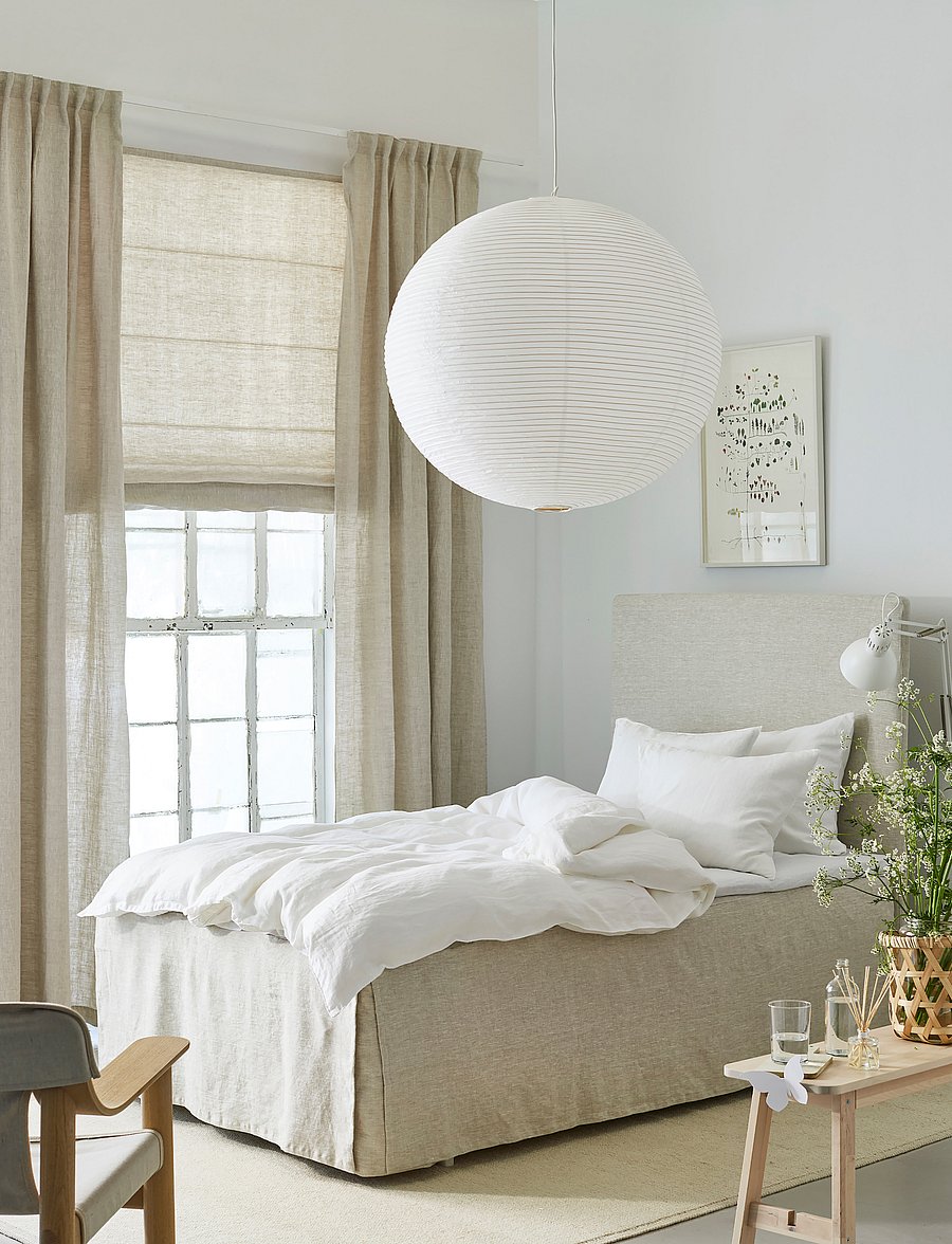 Himla - Miramar Bed Skirt - bettröcke - oatmeal - 3