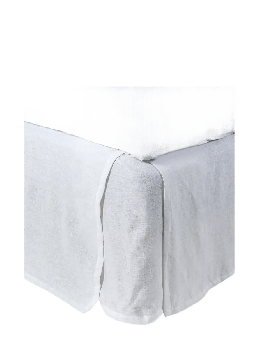 Himla - Miramar Bed Skirt - bettröcke - white - 1