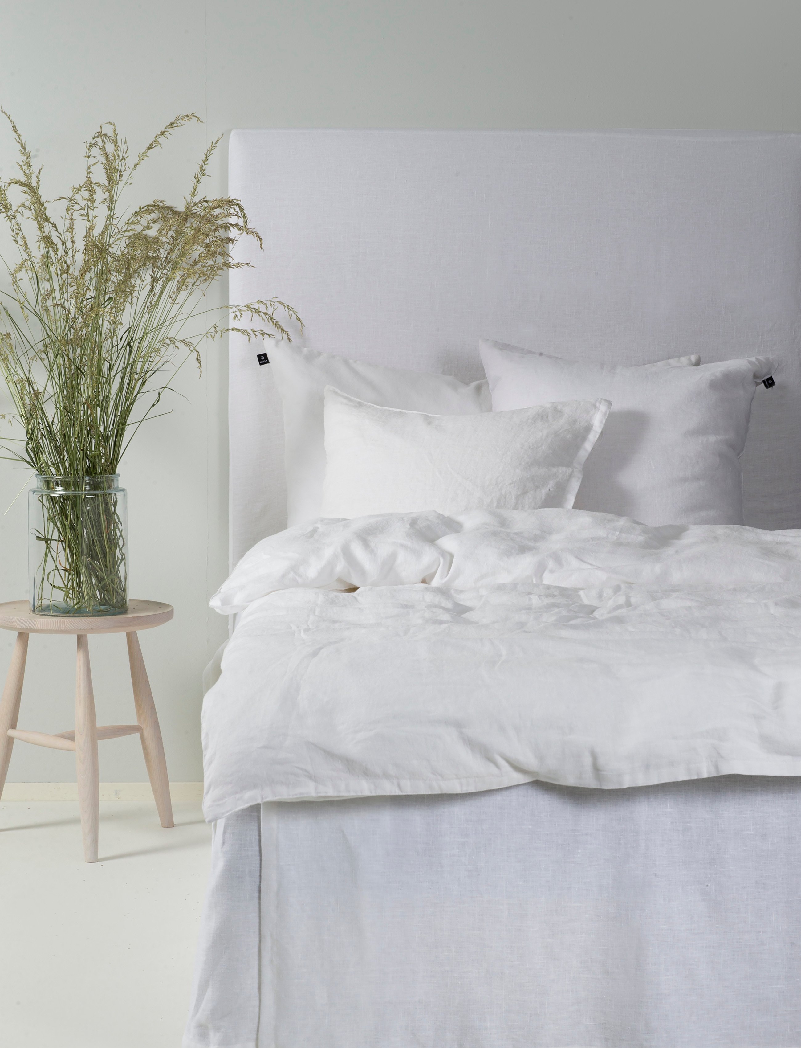 Himla Miramar Sengetæppe, 90X220X42 cm, Bedtextiles, Weiß - Bed Skirt, Homeware