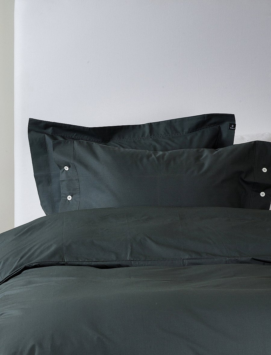 Himla - Drottningholm Pillowcase with wing - kopfkissenbezüge - antracite - 0