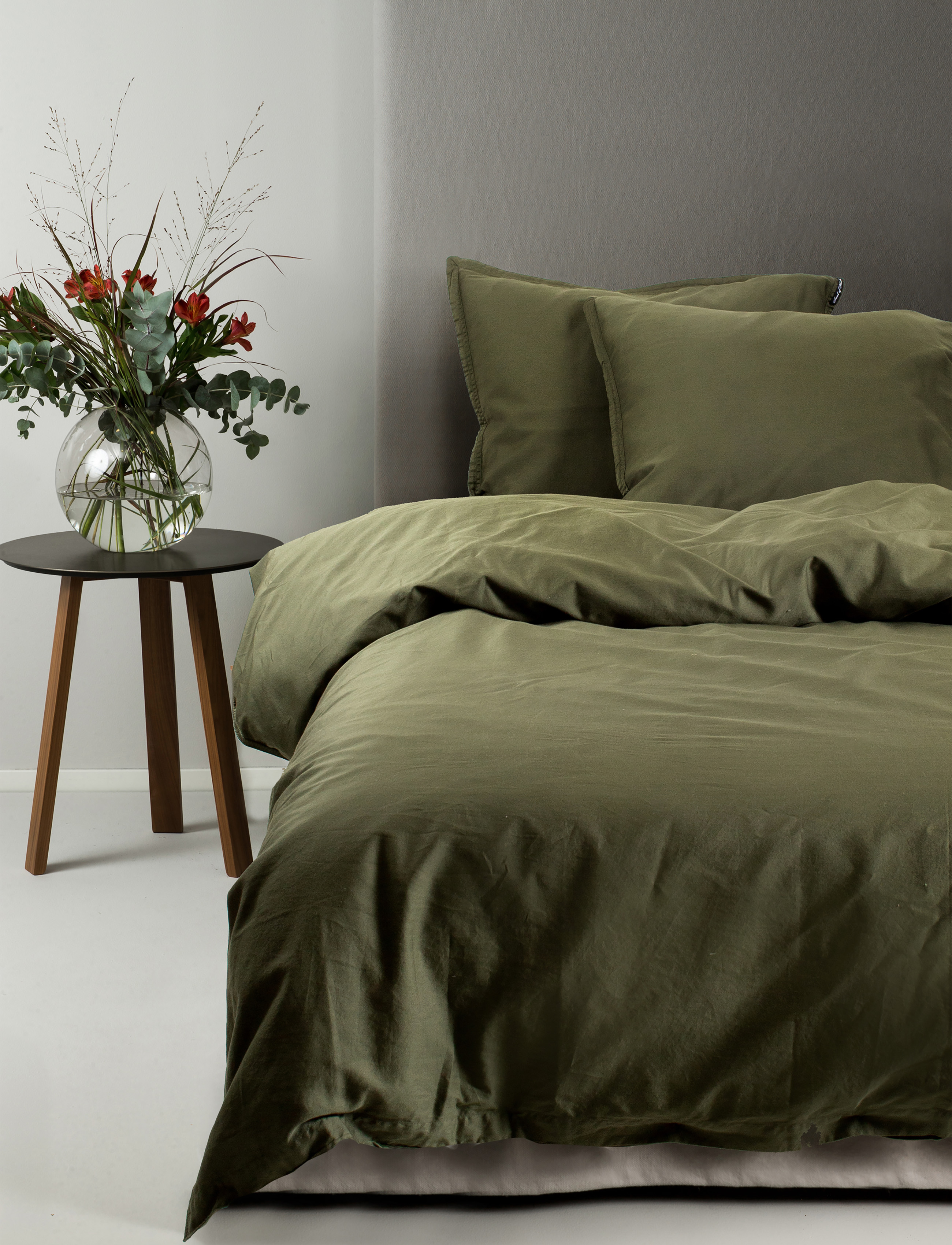 Himla Soul Påslakan, 220X220, Bedtextiles, Grün - Duvet Covers, Homeware
