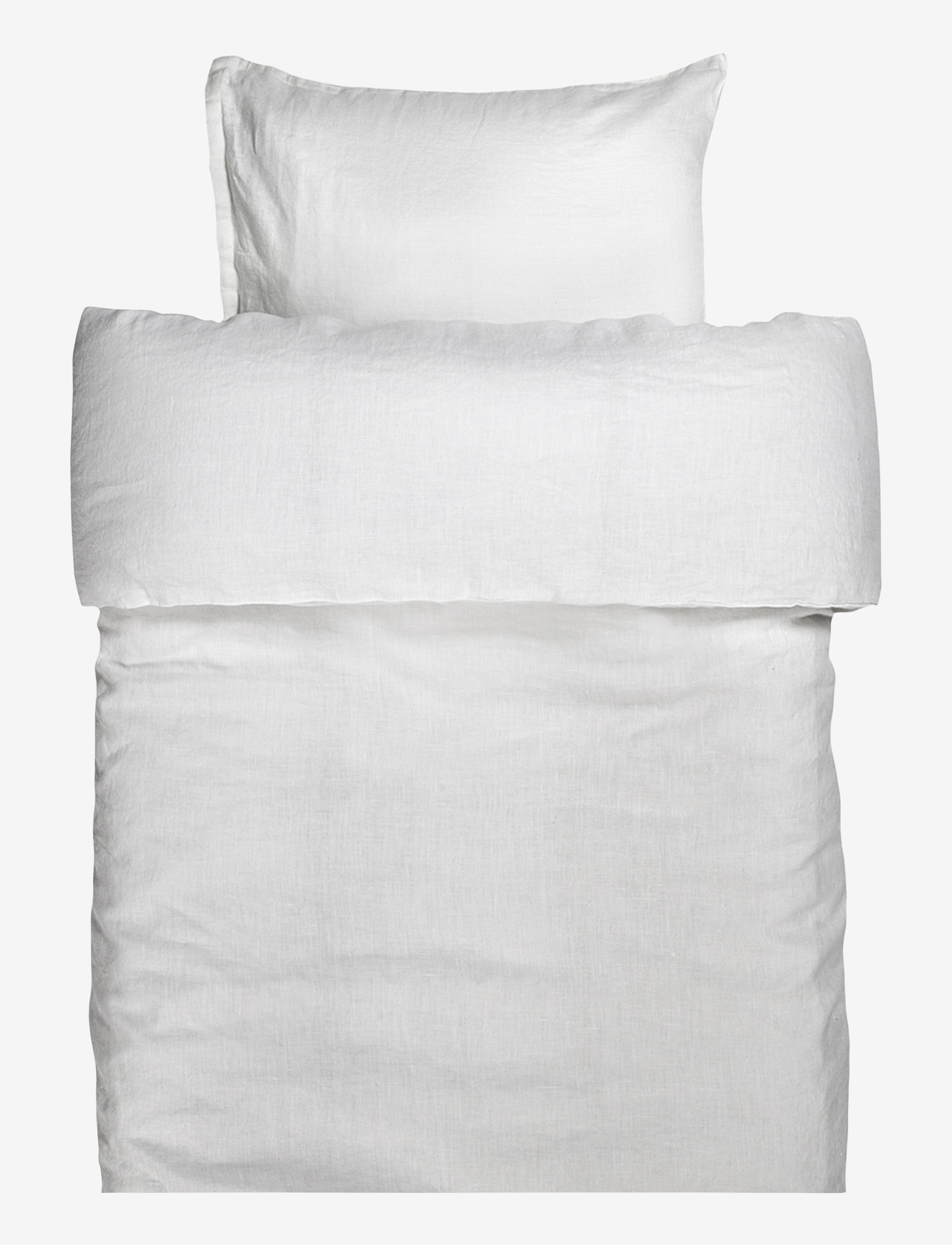 Himla Sunshine Duvet Cover - Textilien - WHITE / white