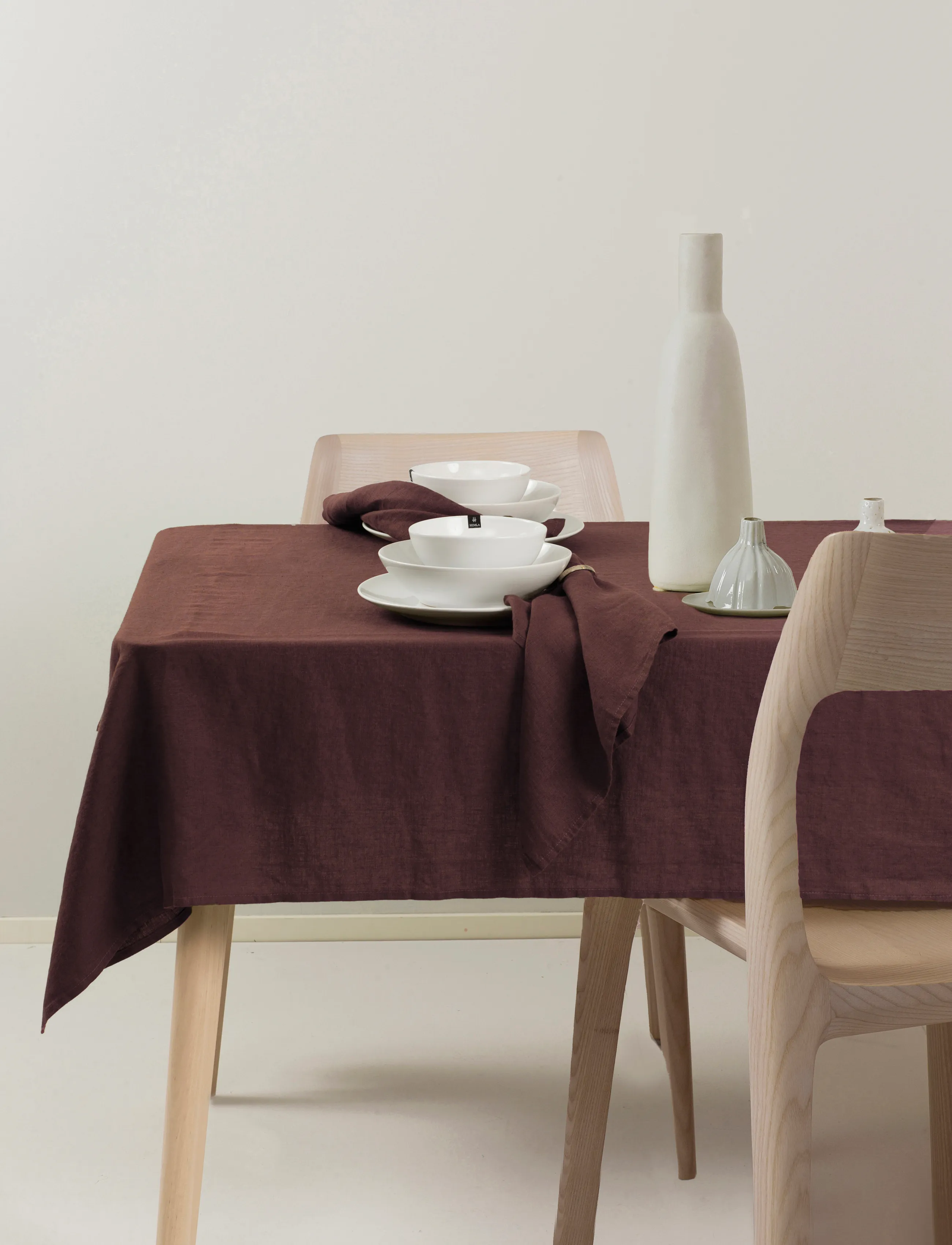 Himla Sunshine Duk, 140X250 cm, Burgundy, Køkkentekstiler > Duge Og Bordløbere, Unisex
