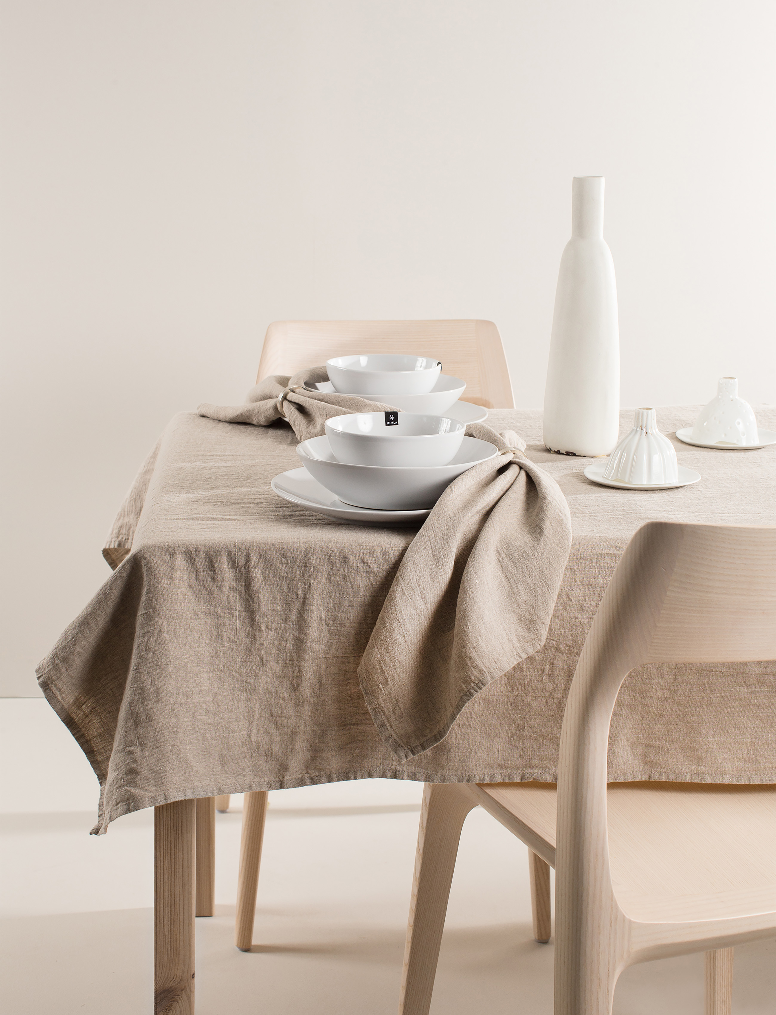 Himla Sunshine Duk, 140X250 cm, Kitchen Textiles, Beige - Tablecloths & Table Runners, Homeware