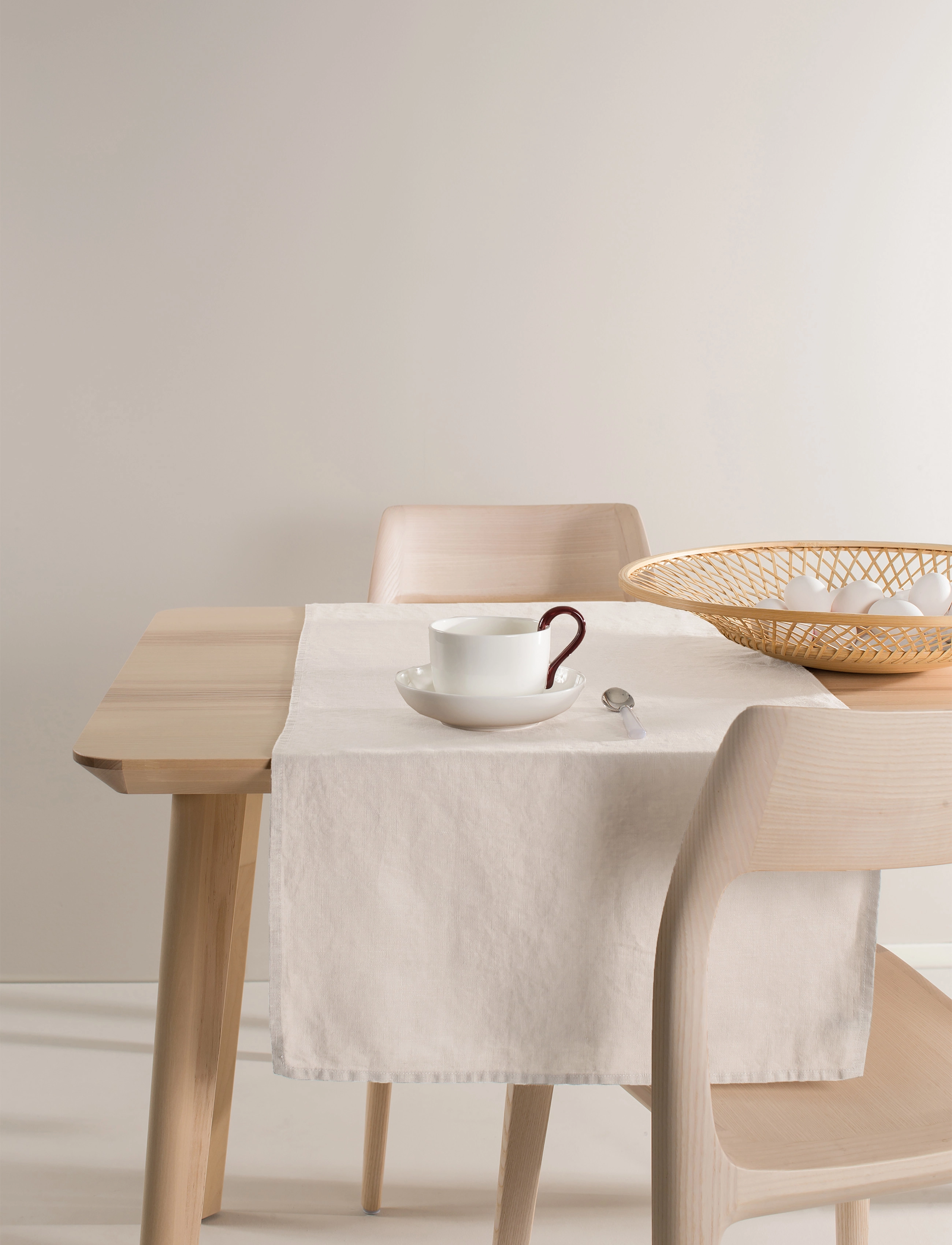 Himla Sunshine Bordløber, 50X140 cm, Kitchen Textiles, Beige - Tablecloths & Table Runners, Homeware