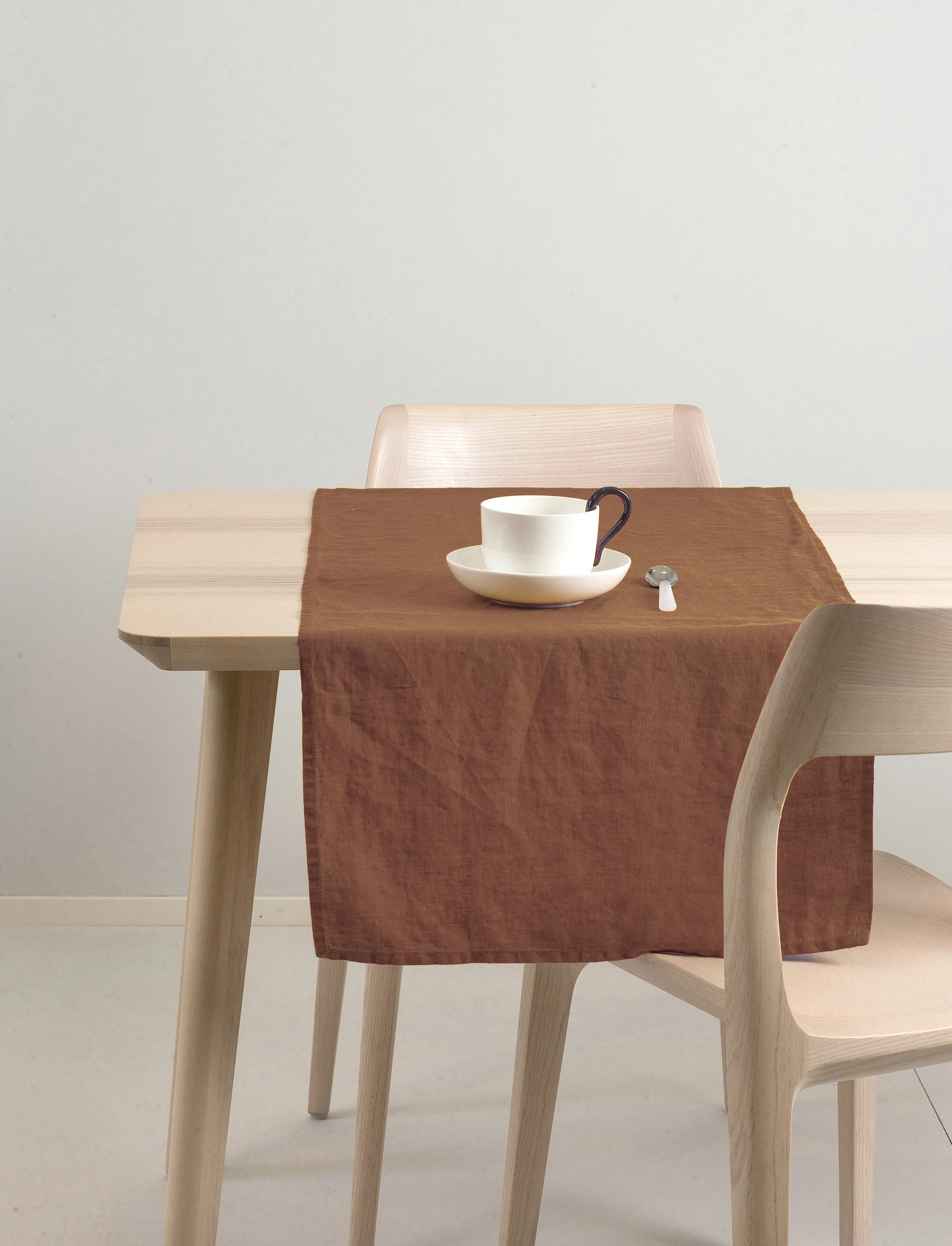 Himla Sunshine Bordløber, 50X140 cm, Kitchen Textiles, Braun - Tablecloths & Table Runners, Homeware