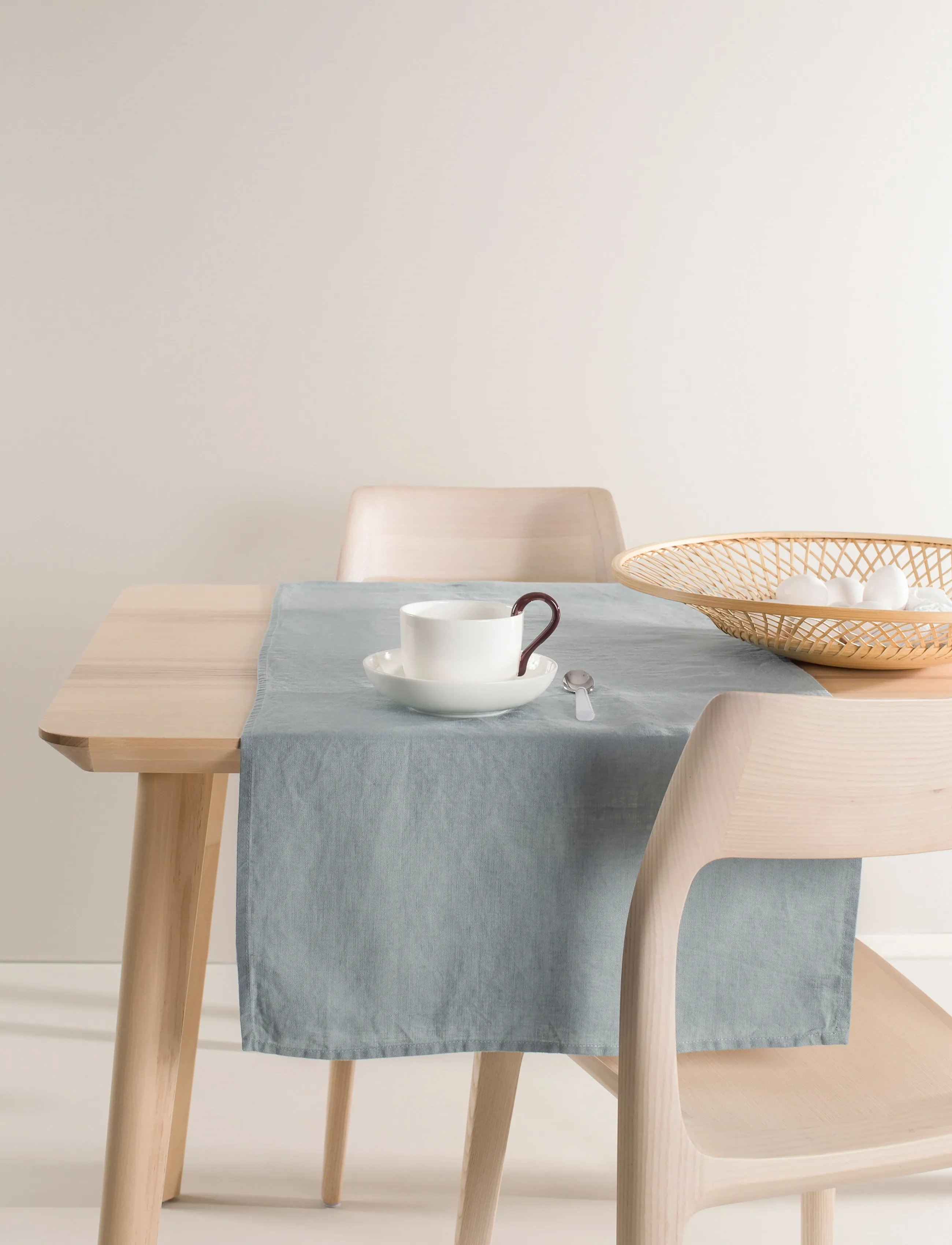 Himla Sunshine Bordløber, 50X140 cm, Kitchen Textiles, Grau - Tablecloths & Table Runners, Homeware