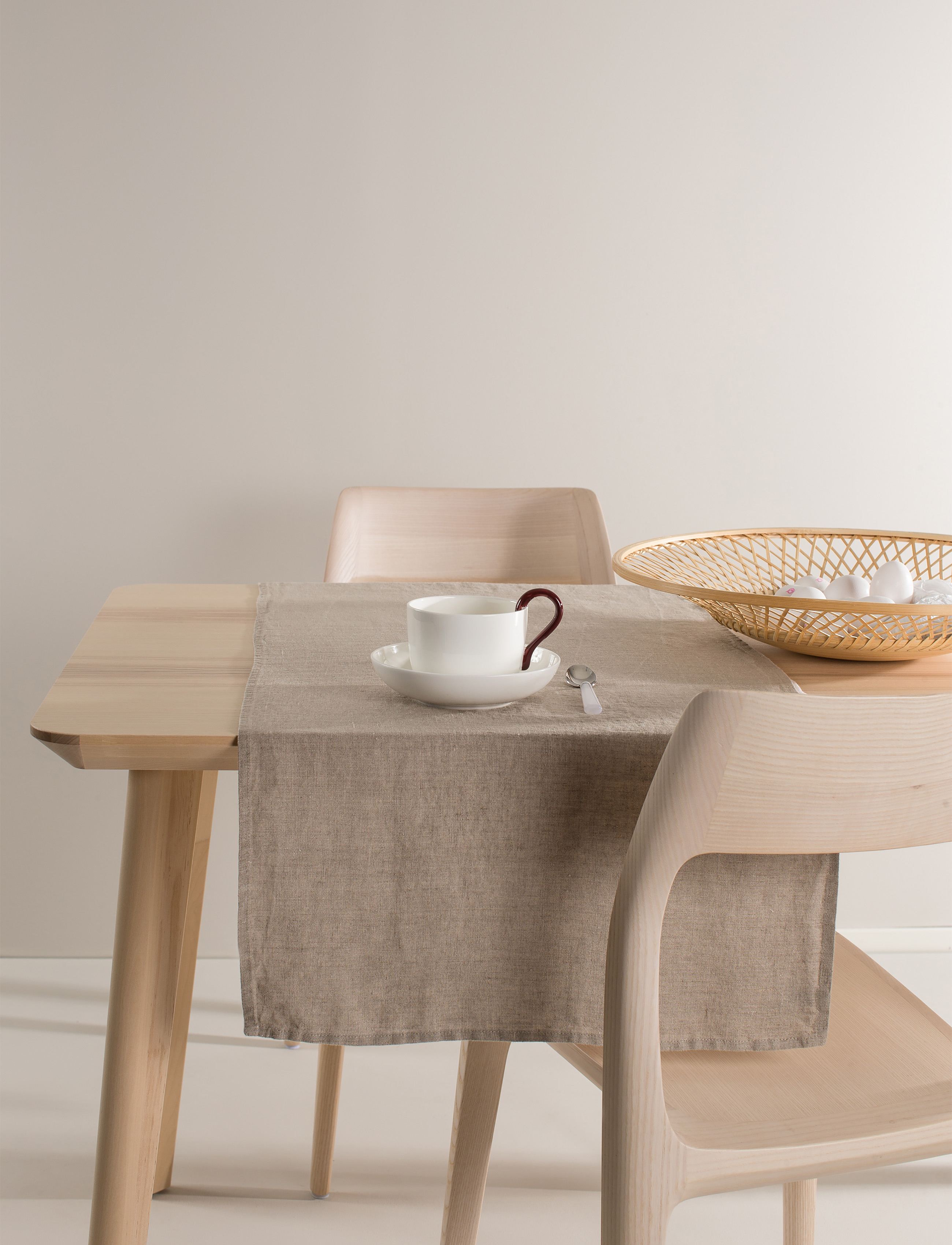 Himla Sunshine Bordløber, 50X140 cm, Kitchen Textiles, Beige - Tablecloths & Table Runners, Homeware