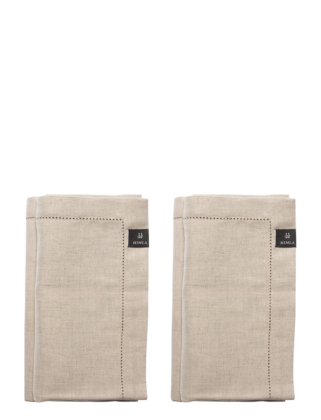 HIMLA Ebba Servietter, 2-Pak Beige - 50X50CM - Unisex