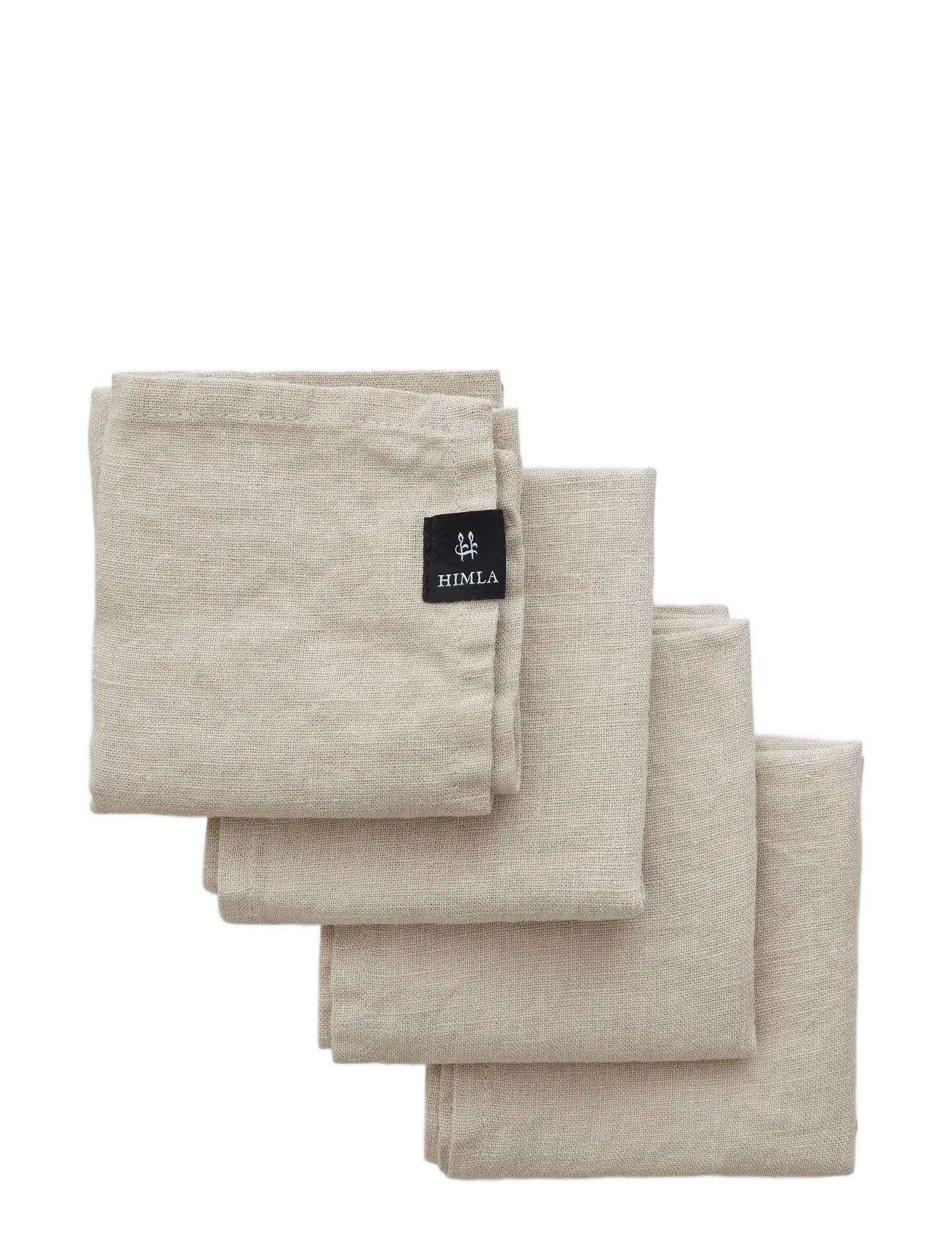 Himla Sunshine Napkin 4-pack - Kjøkkentekstiler - ASH / grey